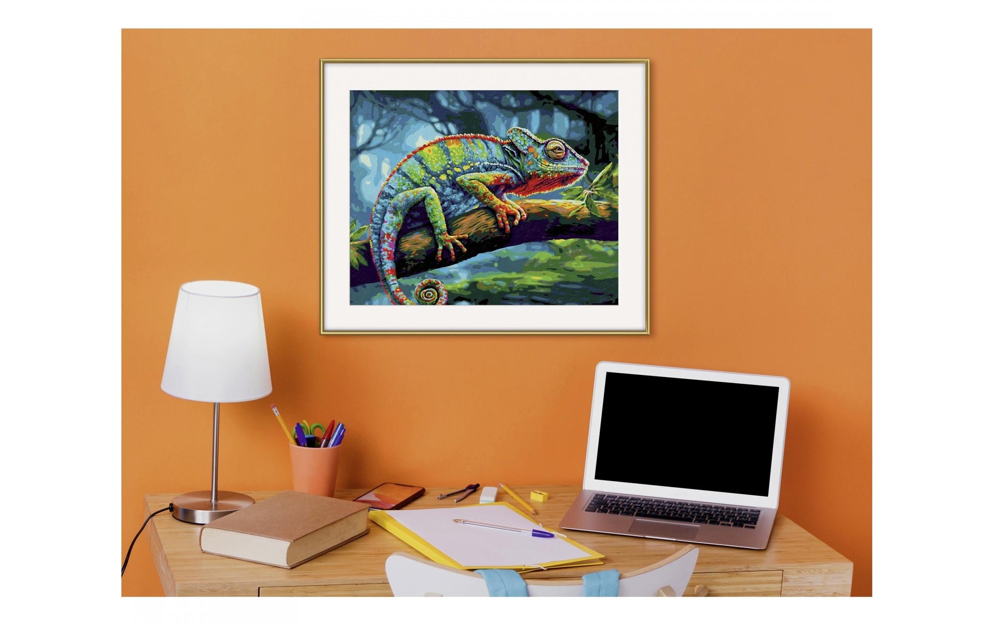 Schipper Malen-nach-Zahlen-Set – Chamäleon – 50 × 40 cm – ab 14 Jahren