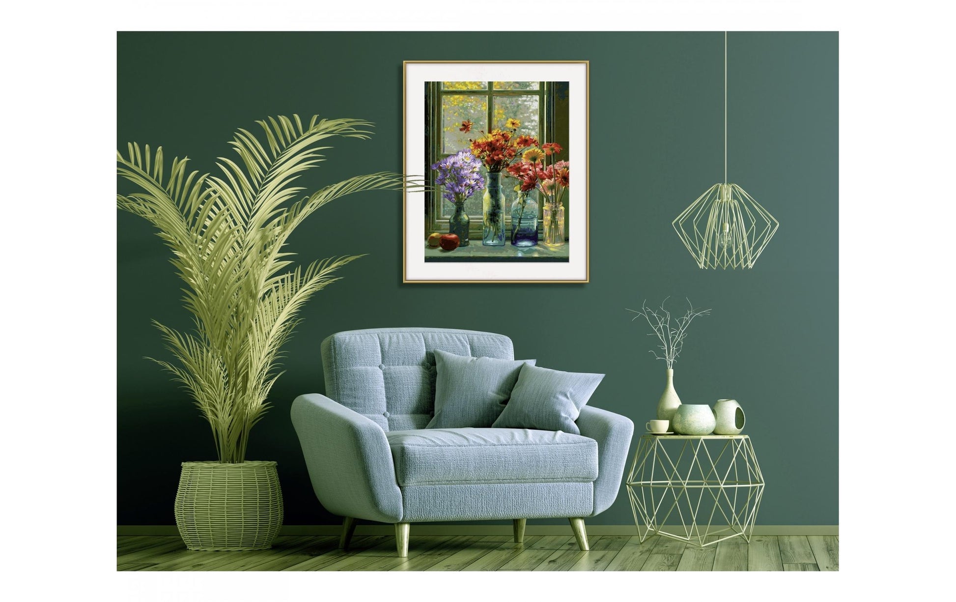 Schipper Blumenliebe – Malen-nach-Zahlen-Set – Blumen – 40 × 50 cm – 36 Farben – ab 14 Jahren