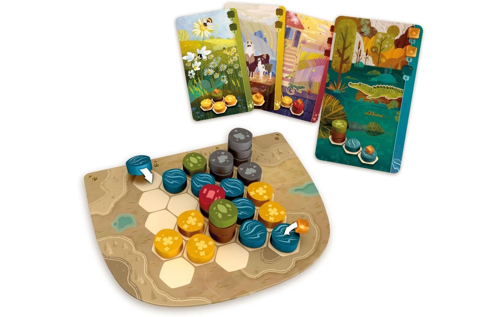 Libellud Harmonies – Brettspiel, 1–4 Spieler, ab 10 J., 30 Min., DE