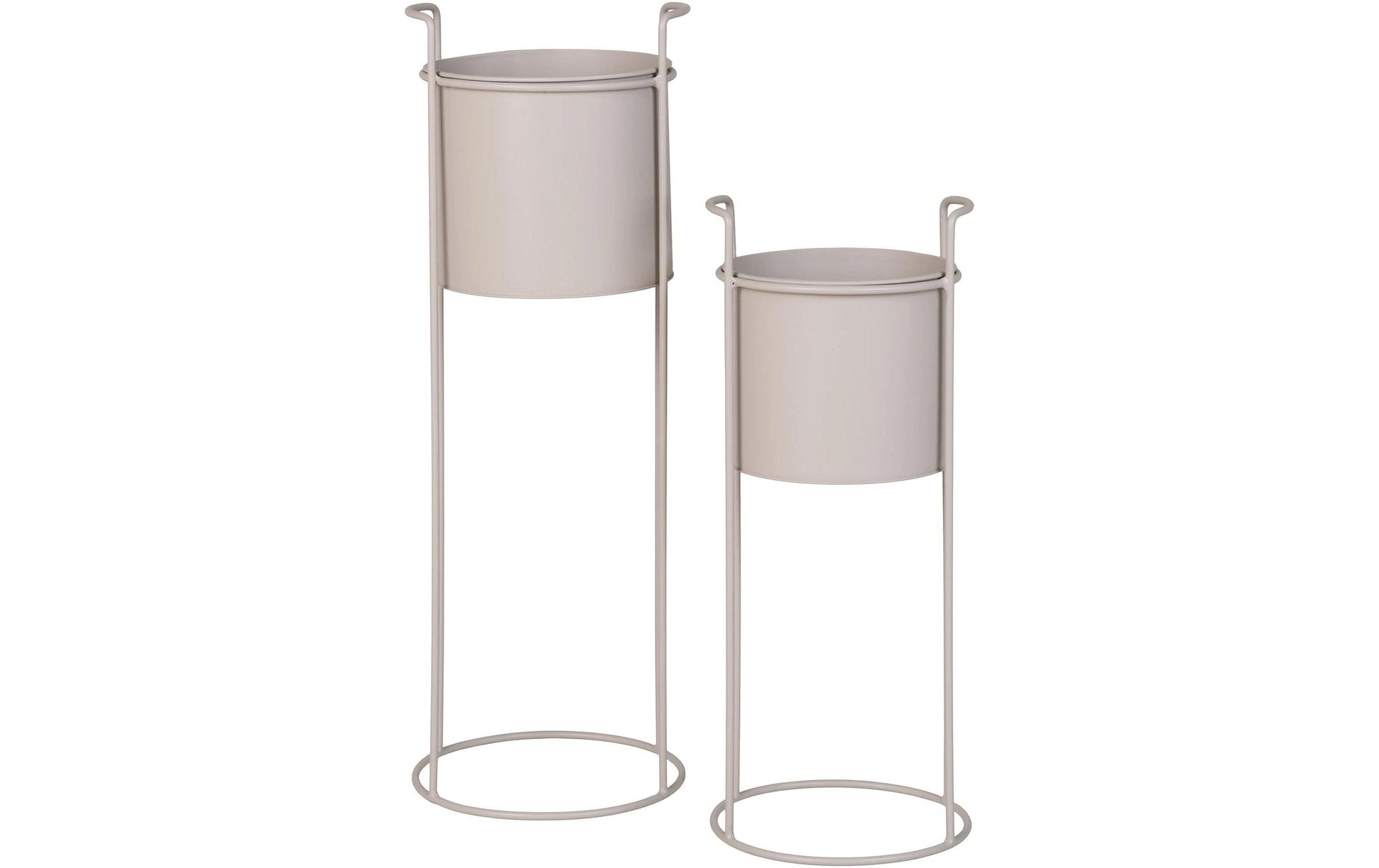 House Nordic Pflanzenständer-Set Rabo – H 65 cm, Sand