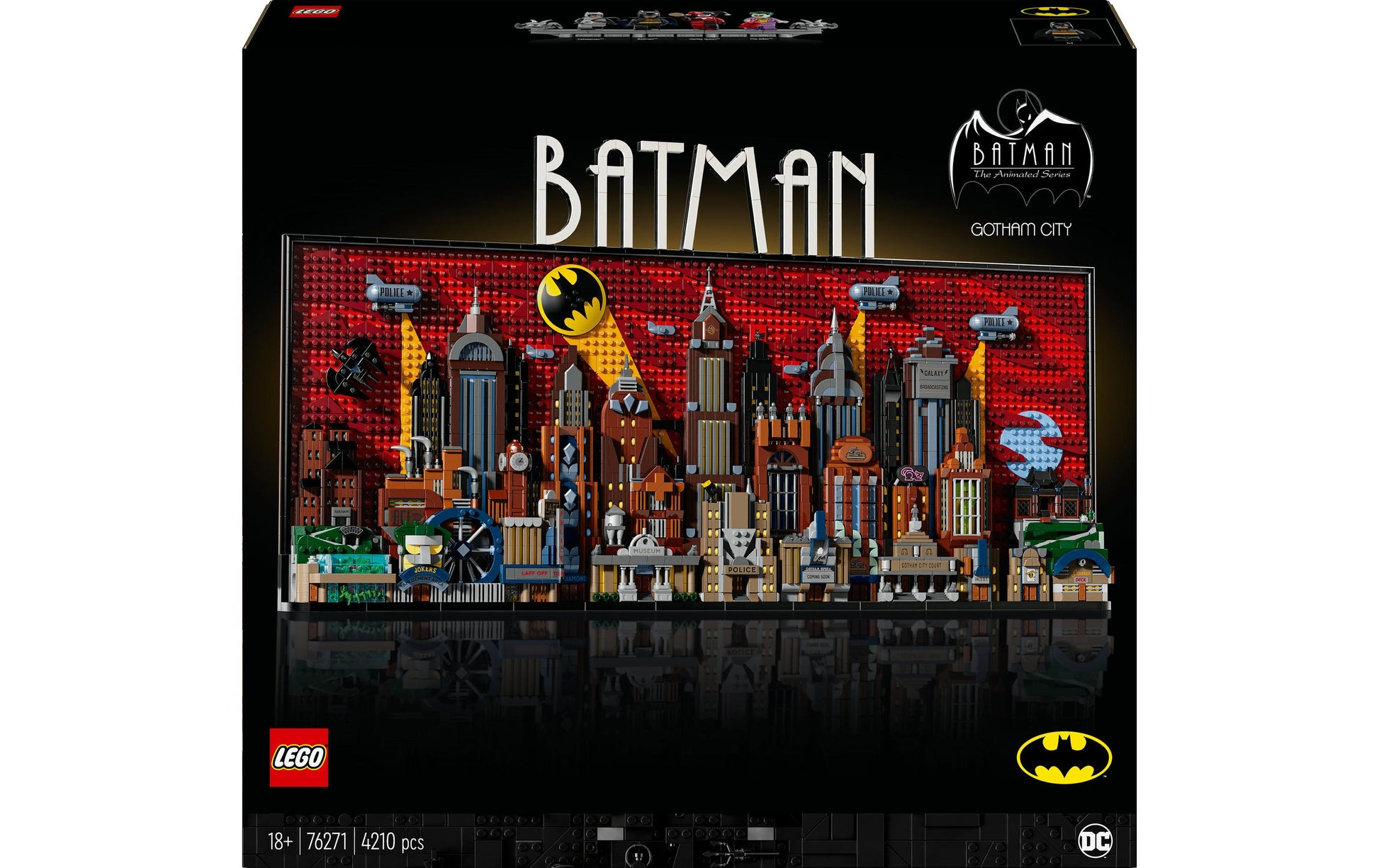 LEGO 3D Puzzle Batman Gotham City – 4'210 Teile – 76 × 41 × 6 cm – ab 18 Jahren