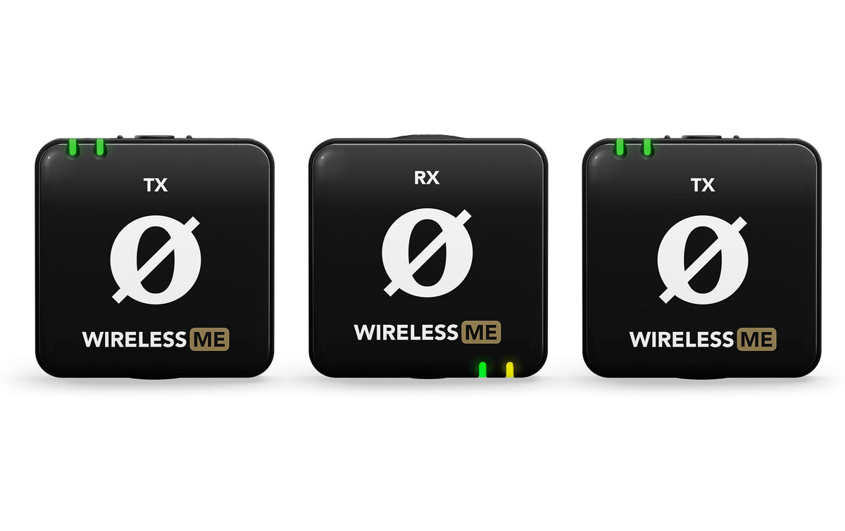 RØDE Wireless ME Dual Lavaliermikrofon – Kabellos, 3,5 mm Klinke/USB-C, Omnidirektional, 20–20'000 Hz