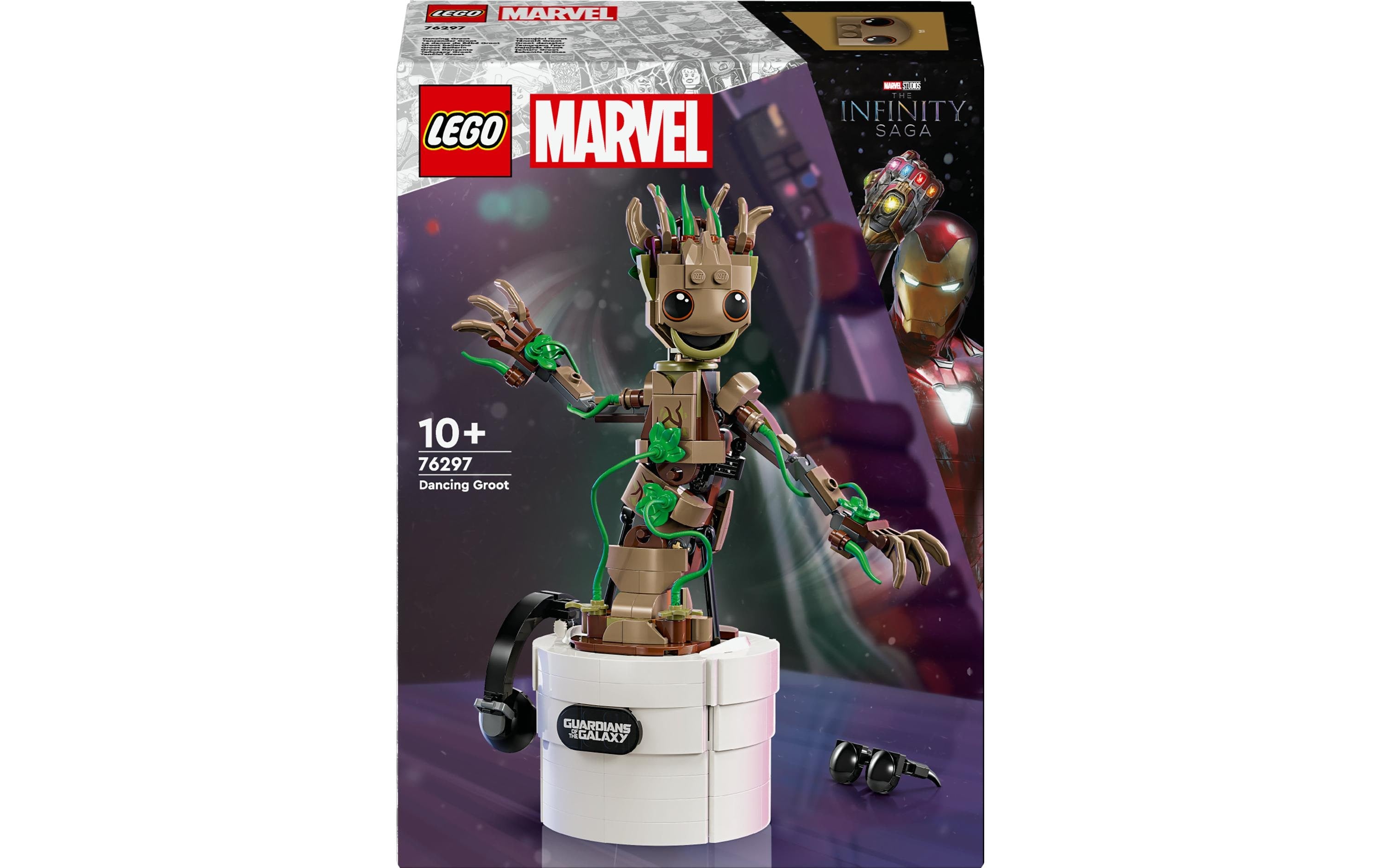 LEGO Tanzender Groot – Marvel – 459-teilig – 22 cm – ab 10 J.