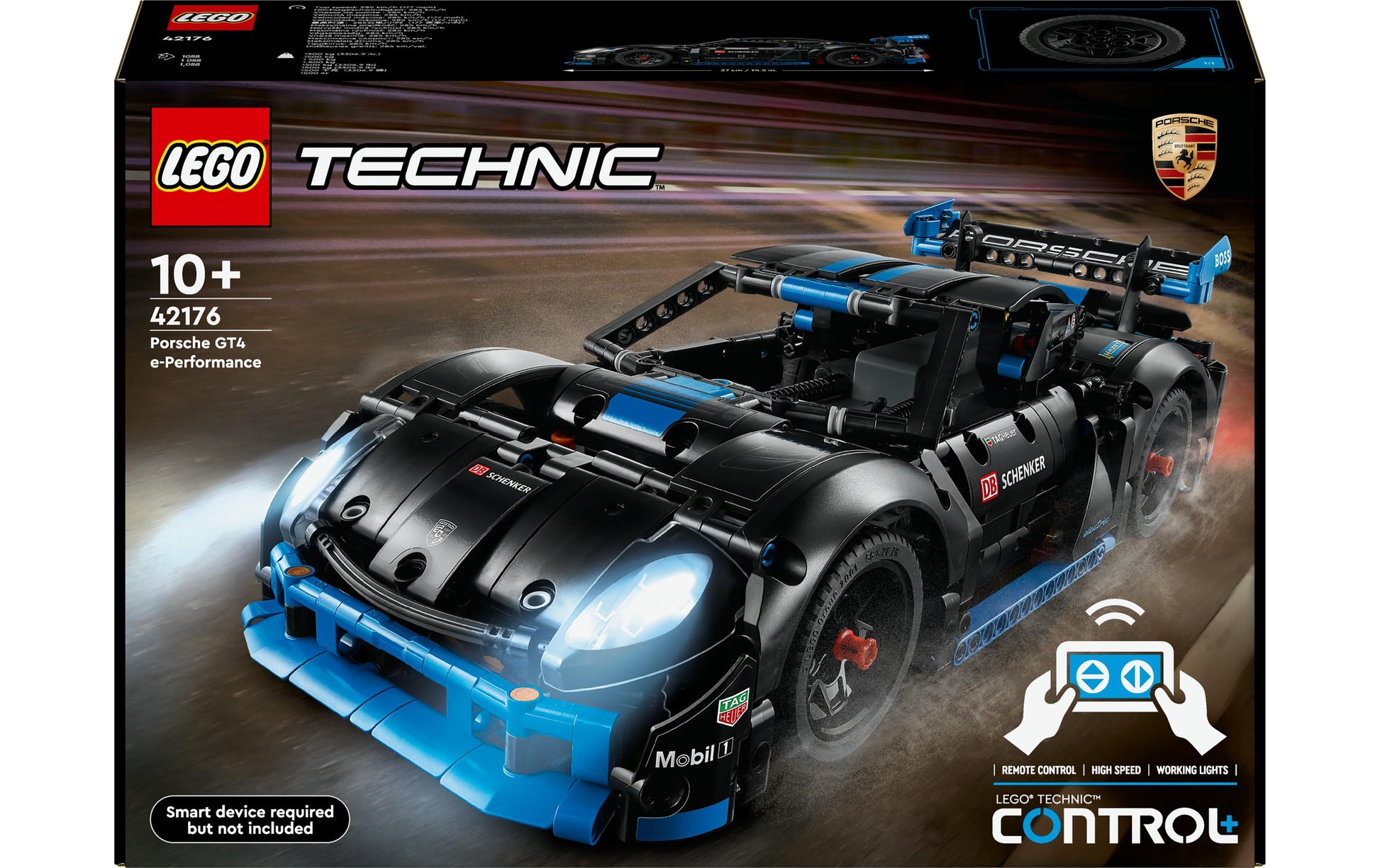 LEGO Technic Porsche GT4 e-Performance Rennwagen – 834-teilig – 15 × 10 cm – ab 10 J.