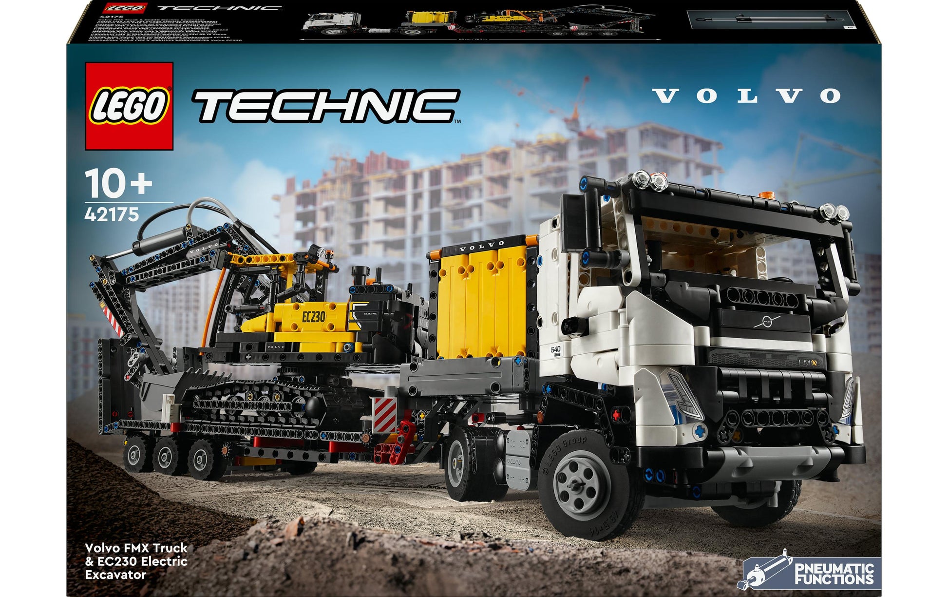 LEGO Technic Volvo FMX Lastwagen mit EC230 Raupenbagger 3D-Puzzle – 2274-teilig – 13 × 8 × 68 cm – ab 10 J.