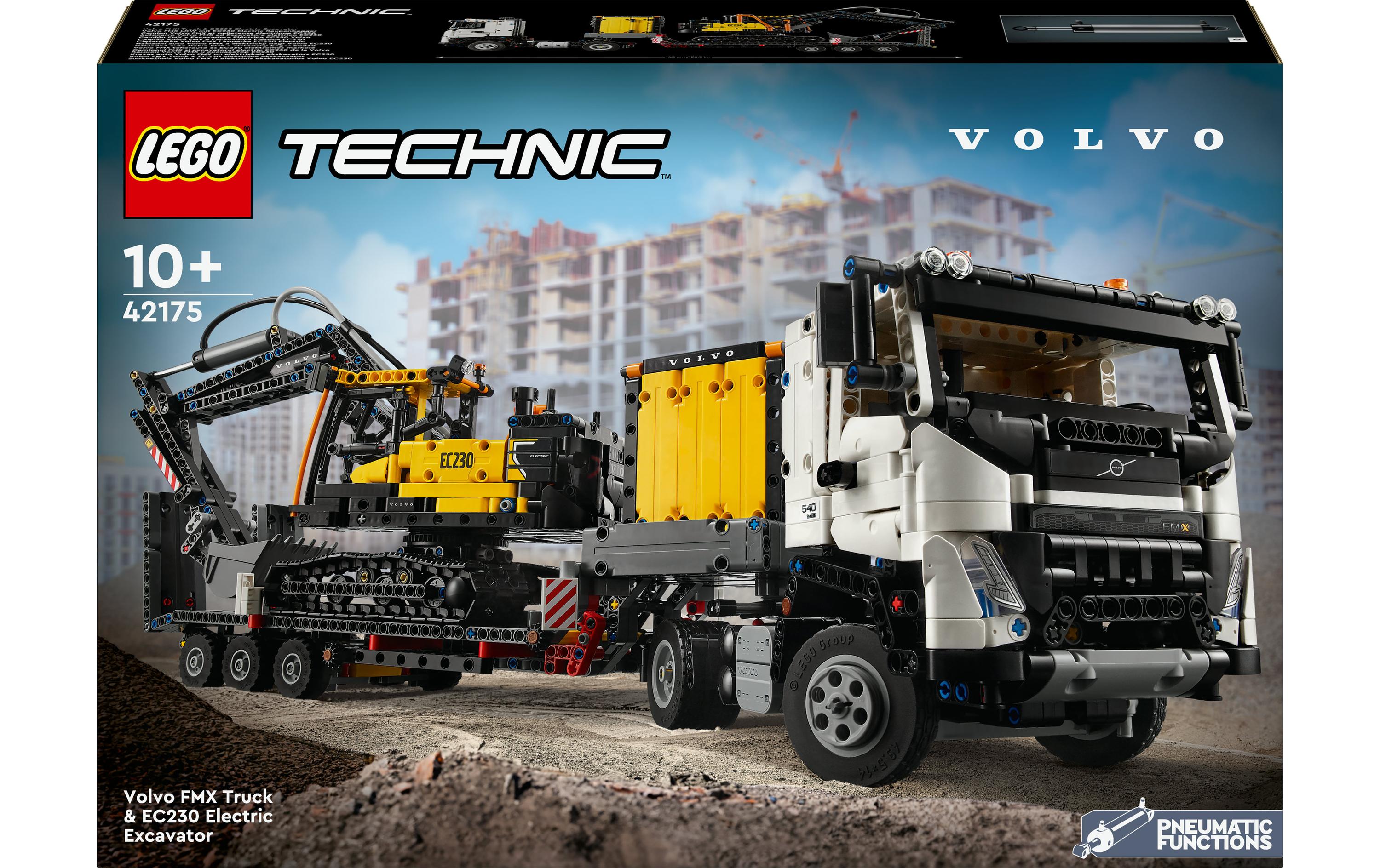 LEGO Technic Volvo FMX Lastwagen mit EC230 Raupenbagger 3D-Puzzle – 2274-teilig – 13 × 8 × 68 cm – ab 10 J.