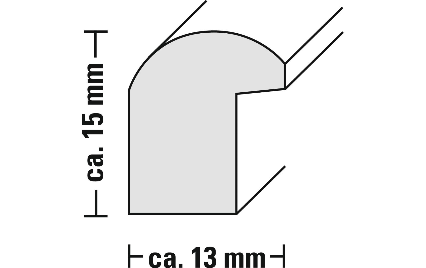 Hama Bilderrahmen – für 21 × 29,7 cm – Holz, Schwarz