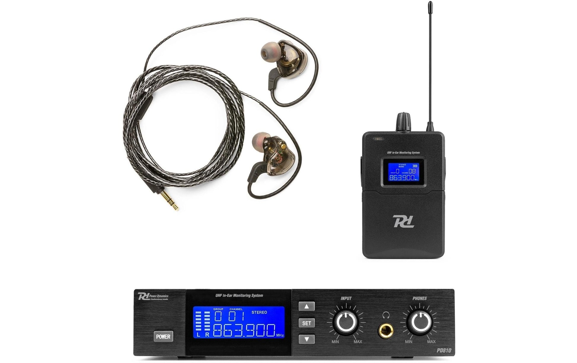 Power Dynamics PD810 – Kopfhörerverstärker (DAC), 105 dB