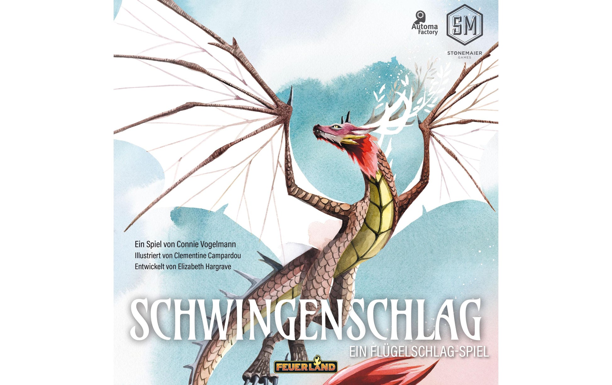 Feuerland Schwingenschlag – Strategiespiel, 1–5 Spieler, ab 12 Jahren, 90 Min., DE
