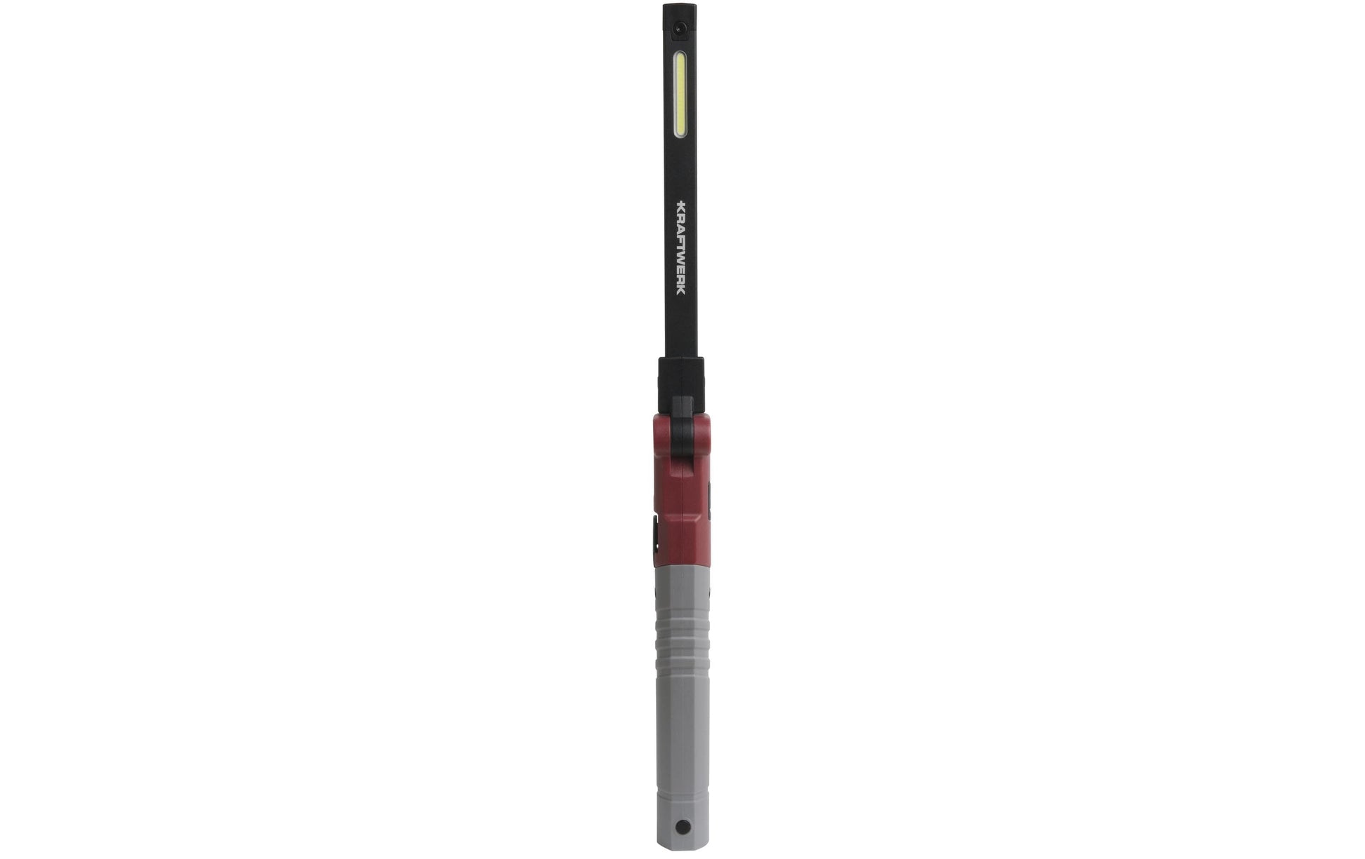 Kraftwerk Taschenlampe Slimlight 800 – 800 lm, IP54, Akku, Dimmer – Rot