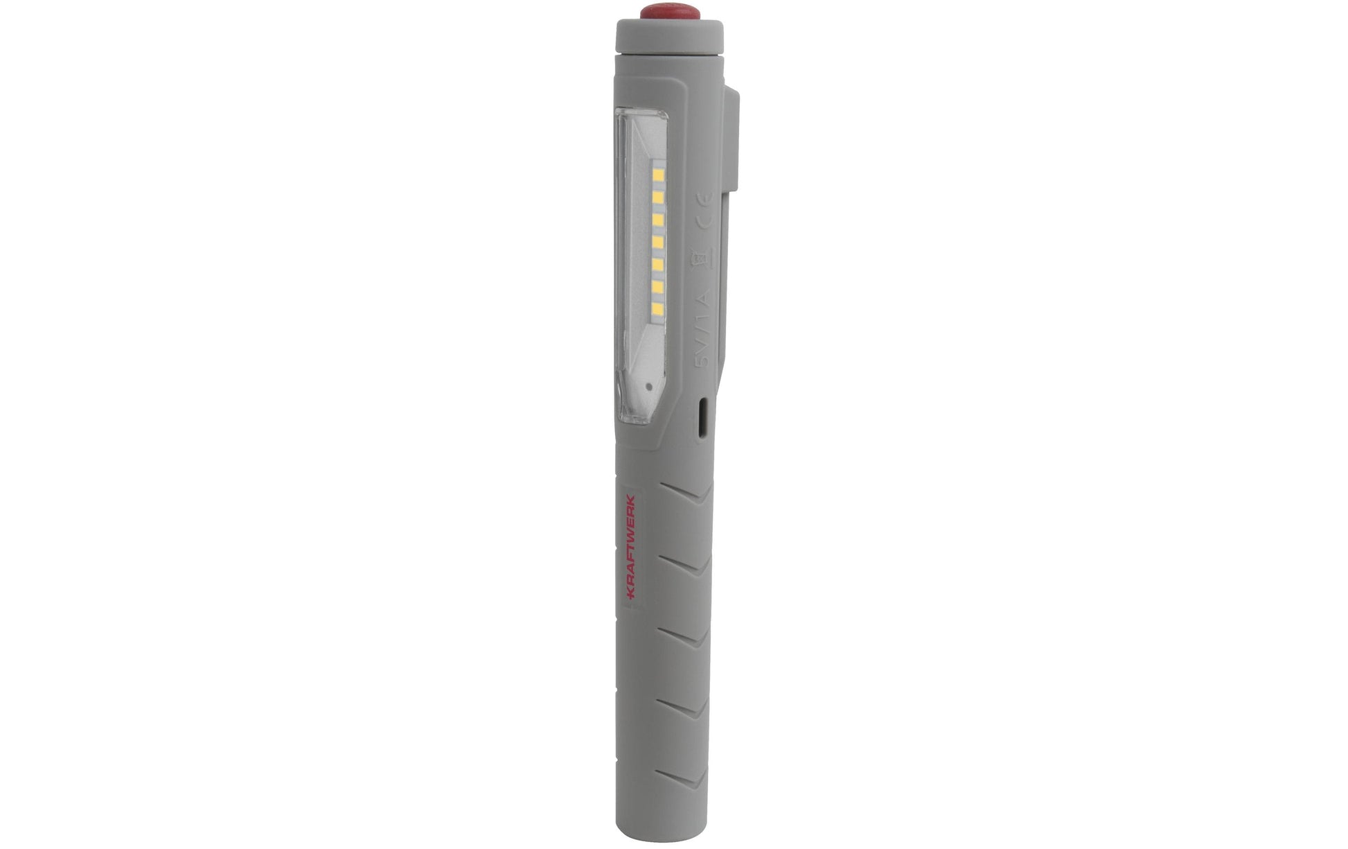 KRAFTWERK Taschenlampe 703.000.001-D12 – 120 lm, IP20, Akku, dimmbar – Schwarz – 12er-Pack