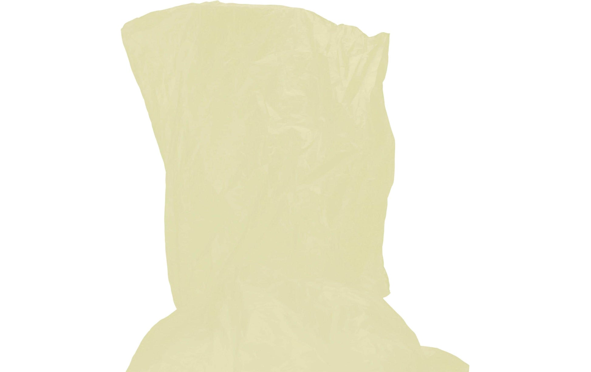 Relaxdays Regenponcho – Einheitsgrösse, mit Kapuze, ca. 125 × 122 cm – Gelb – Polyethylen (PE) – 20 Stk.