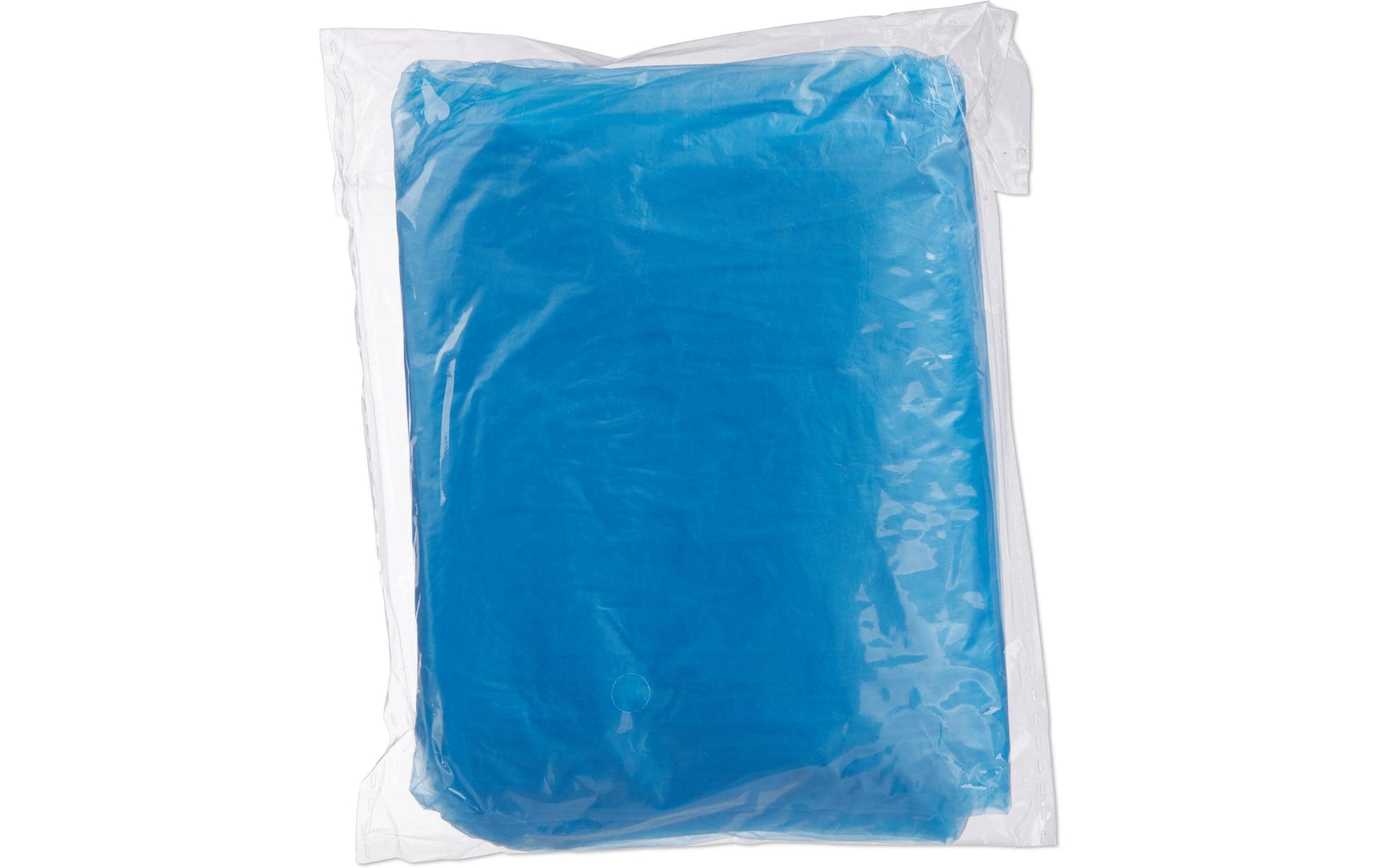 Relaxdays Regenponcho – Einheitsgrösse, 20 Stück – Blau, Polyethylen (PE), mit Kapuze, 125×122×98 cm