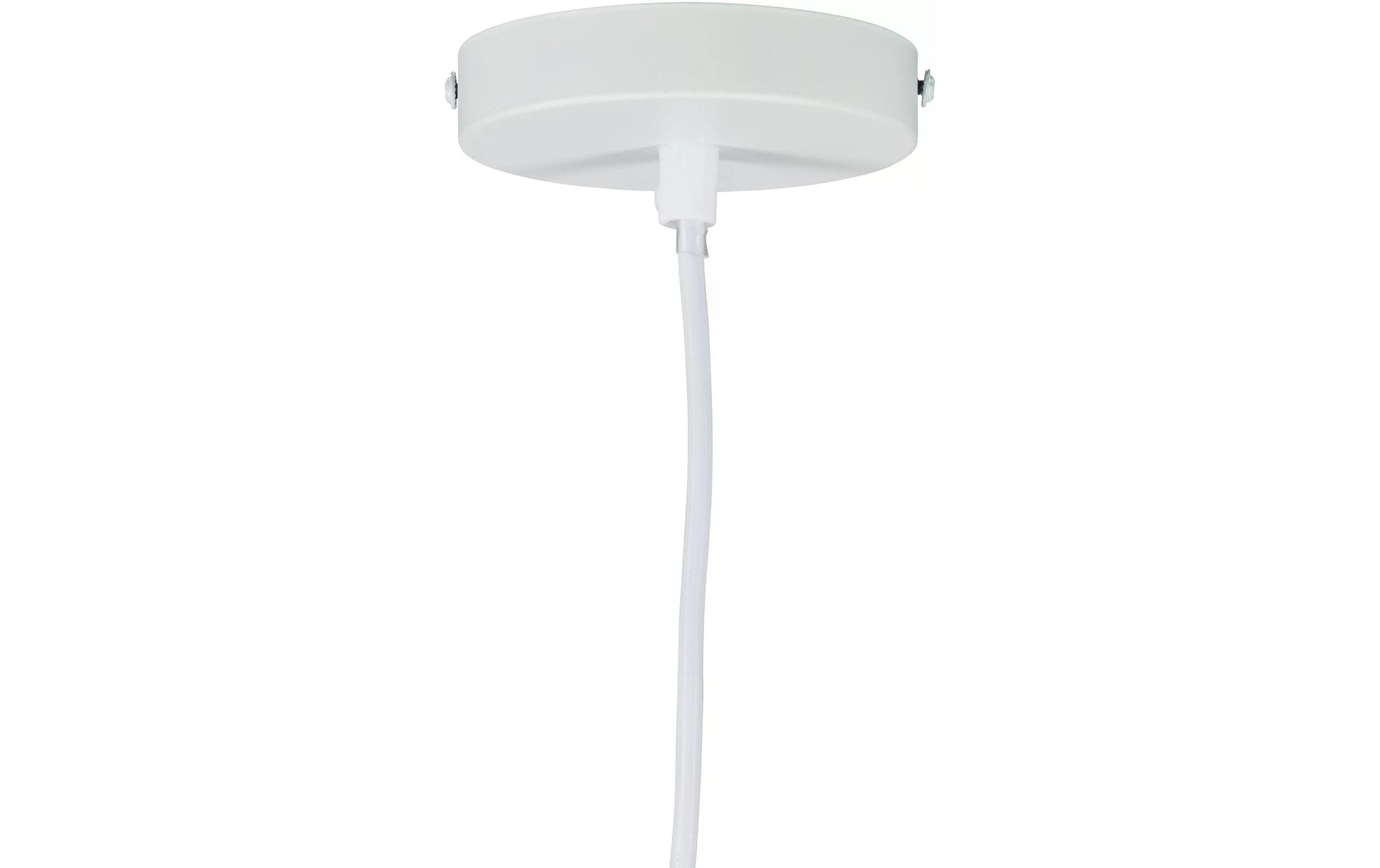Relaxdays Deckenleuchte – Ø 30 × 126 cm, 60 W, weiss