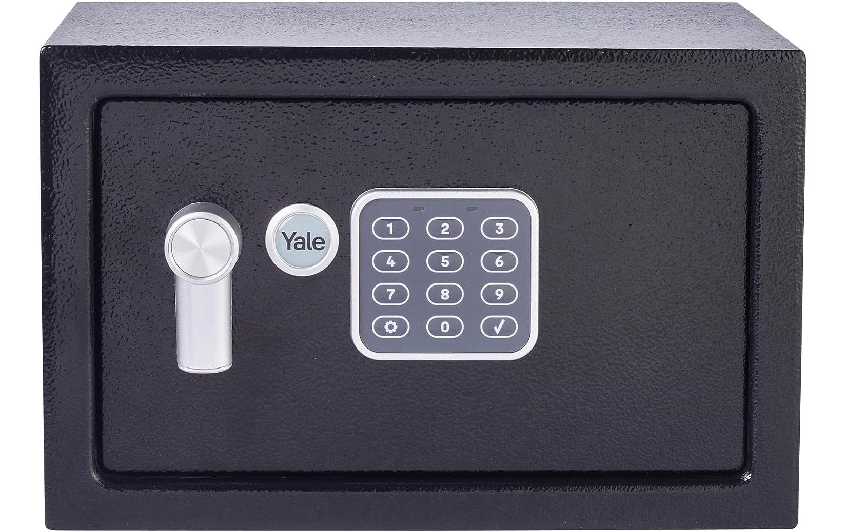 Yale Möbeltresor YSV/200/DB2 – Elektronikschloss – 8,6 l – Boden-/Wandmontage – Schwarz