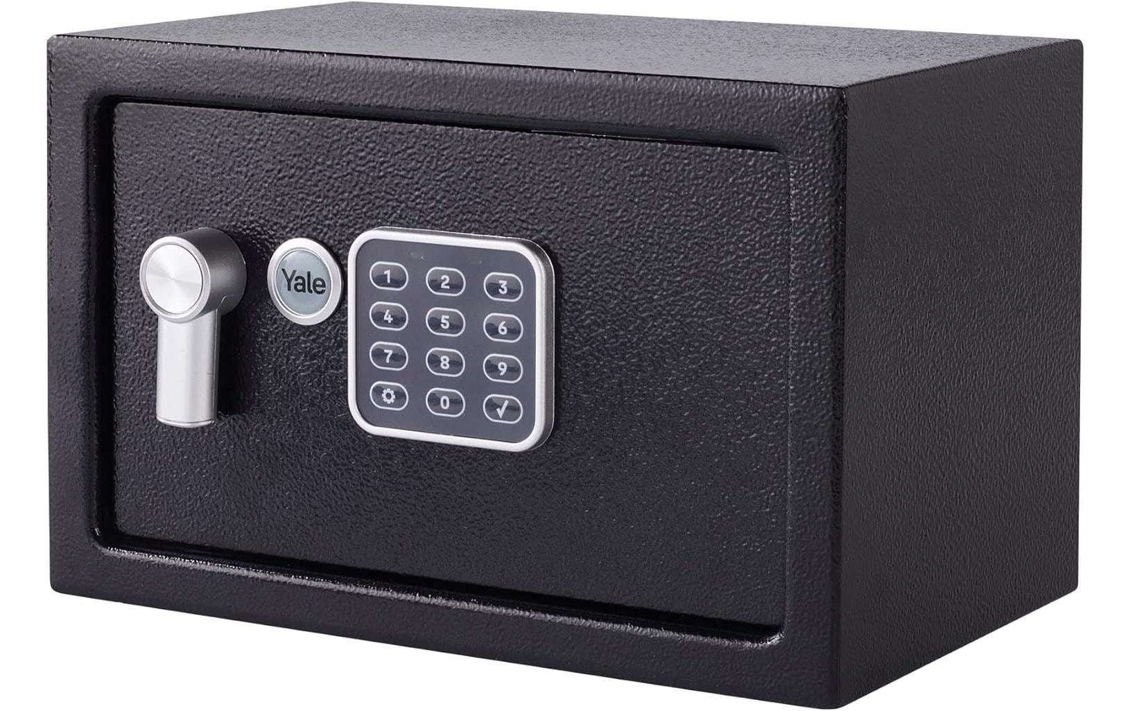 Yale Möbeltresor YSV/200/DB2 – Elektronikschloss – 8,6 l – Boden-/Wandmontage – Schwarz