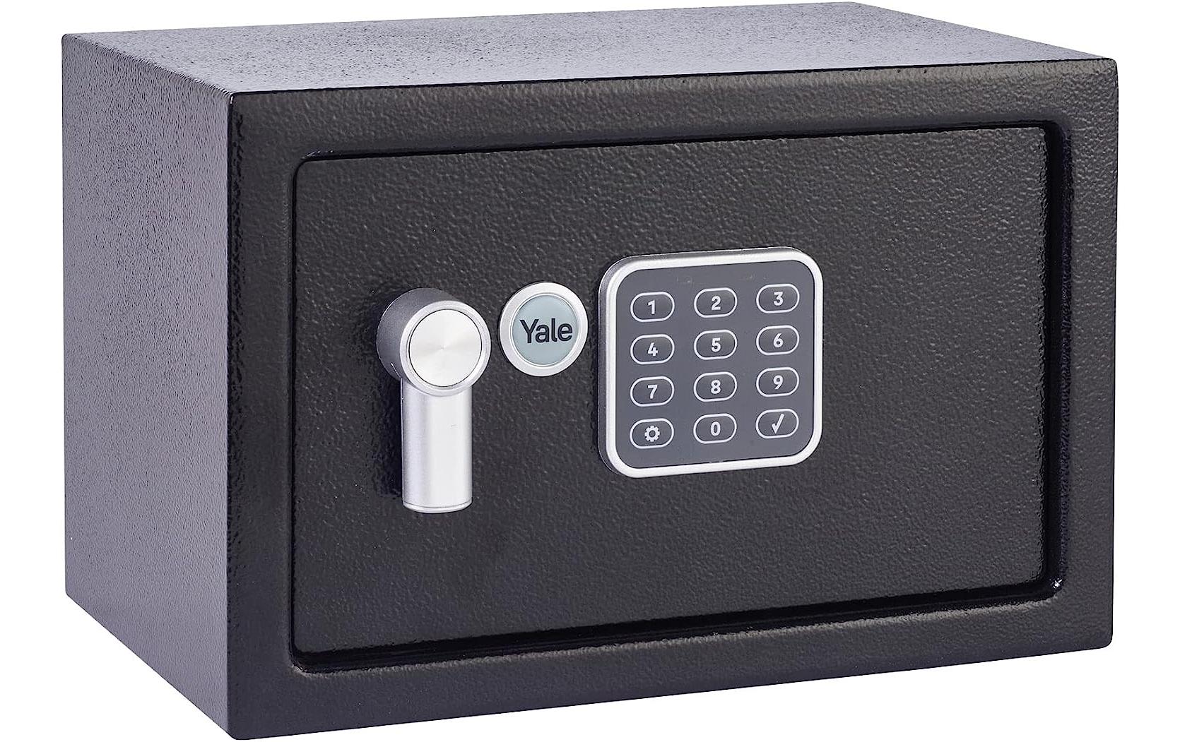 Yale Möbeltresor YSV/200/DB2 – Elektronikschloss – 8,6 l – Boden-/Wandmontage – Schwarz