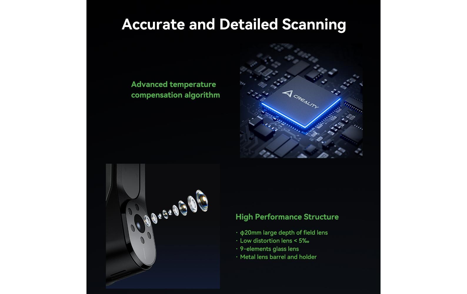 Creality 3D Creality CR-Scan Raptor – 3D-Scanner, Blaulaser & NIR