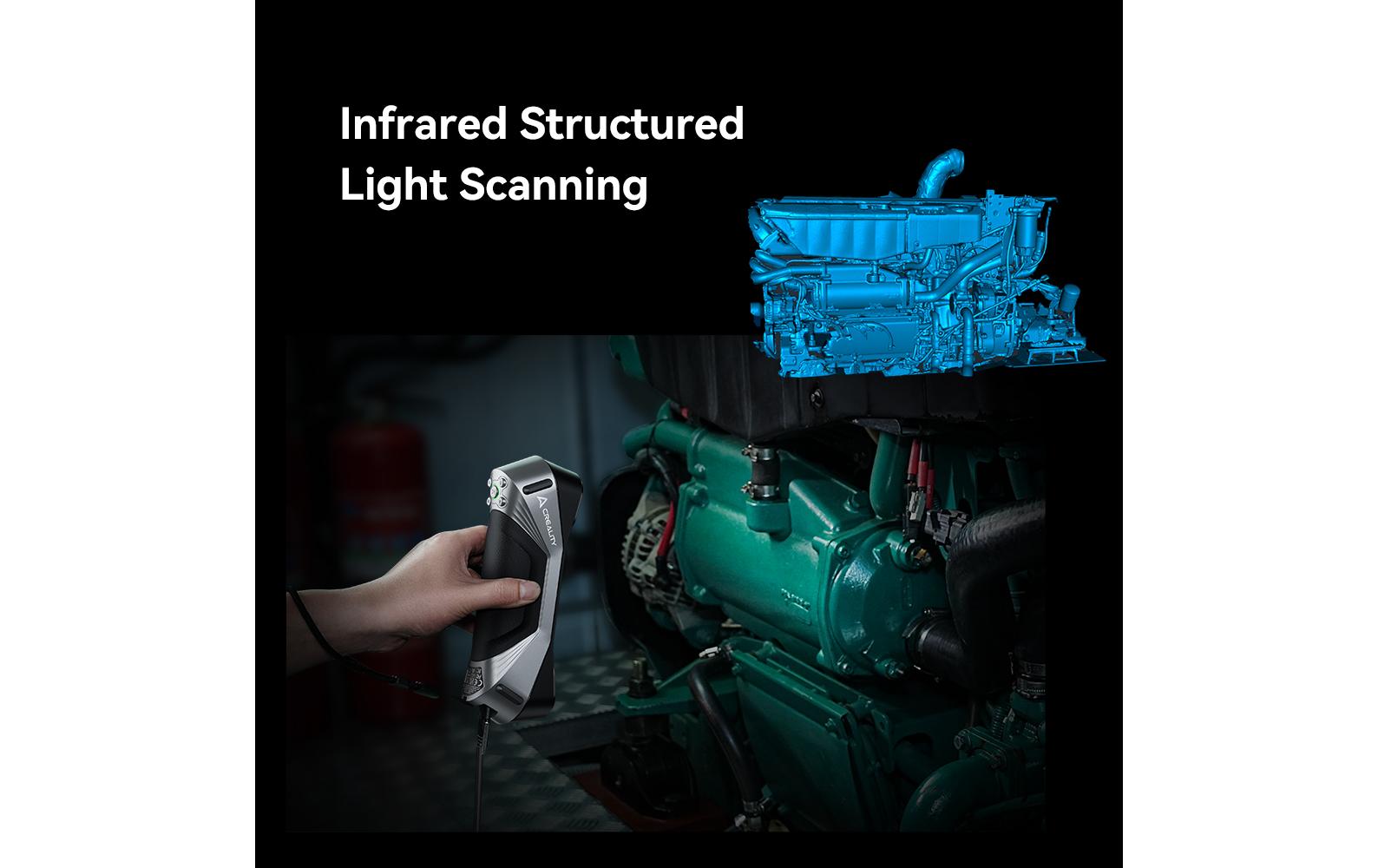 Creality 3D Creality CR-Scan Raptor – 3D-Scanner, Blaulaser & NIR