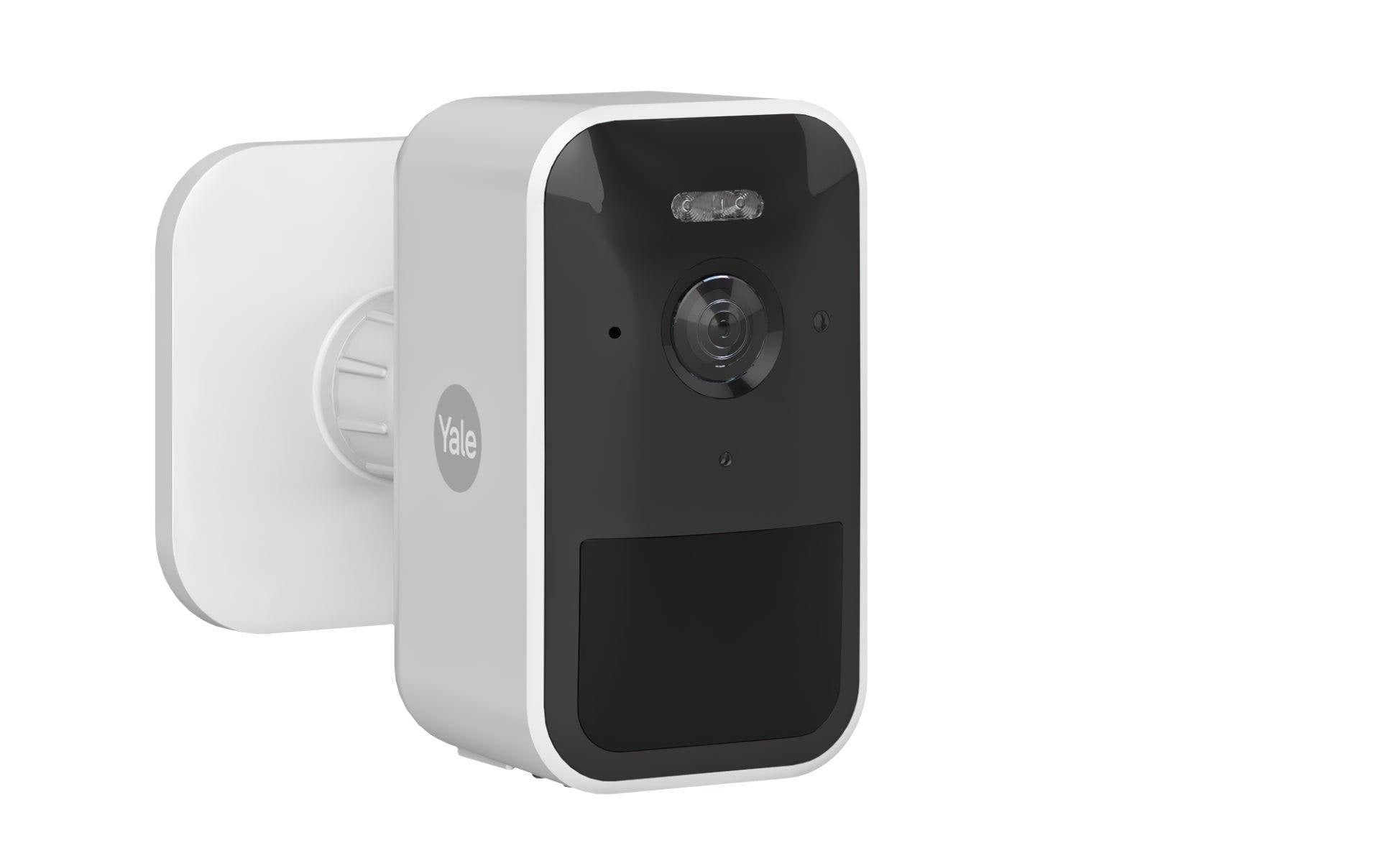 Yale SV-OC-1A-W Netzwerkkamera – 2,1 MP, Full HD 1080p, microSD, für Amazon Alexa, grau, 2er-Set