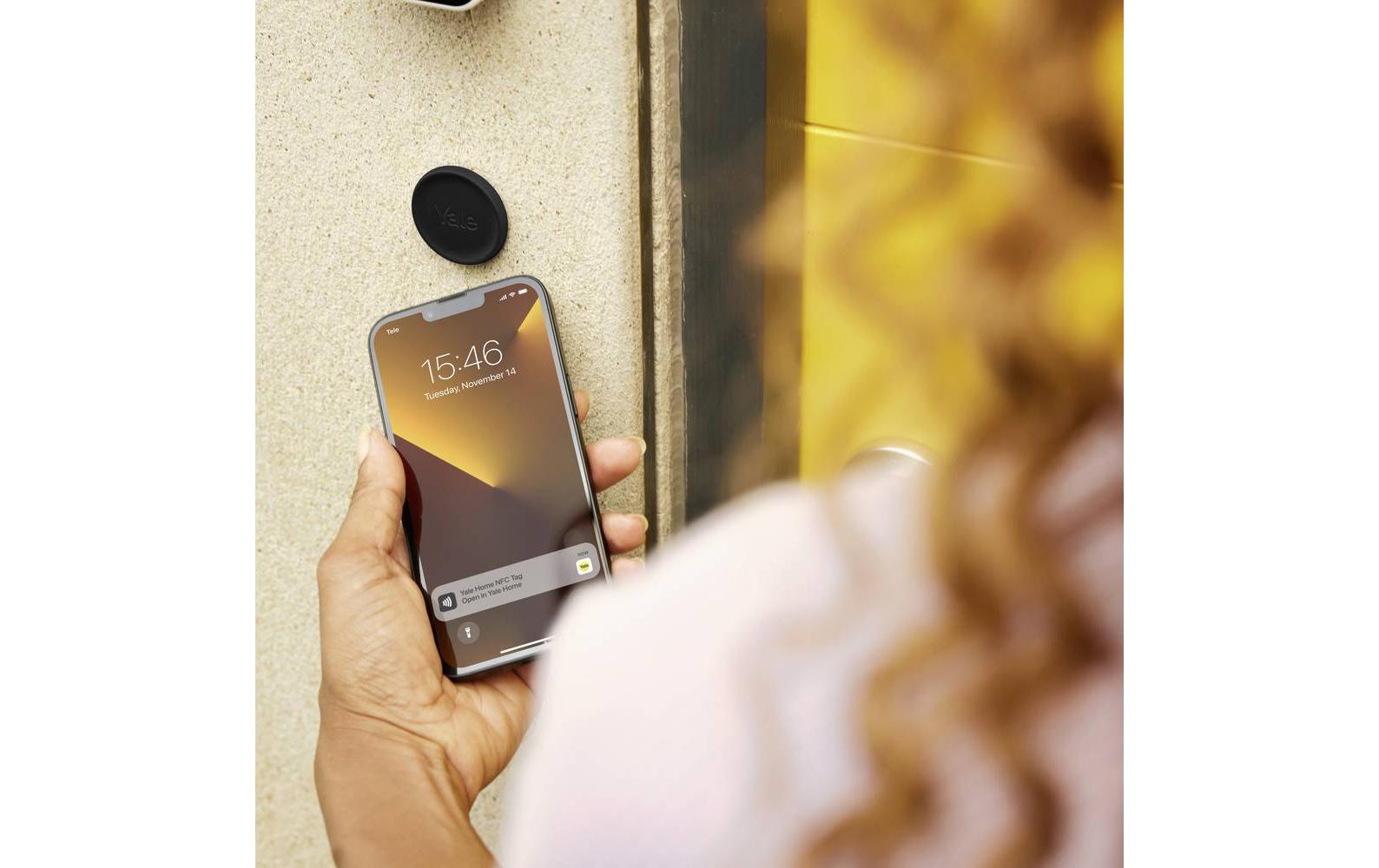 Yale Smart Lock Linus L2 – 52×46×146 mm, schwarz, akkubetrieben