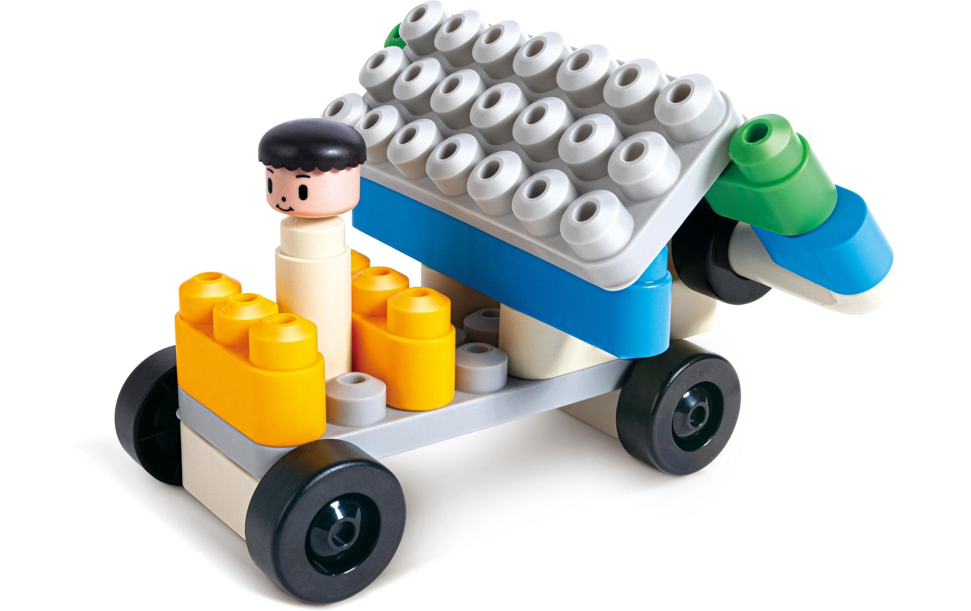Hape Poly-M Müllsortier-LKW – 101-teilig – ab 1,5 J. – Kunststoff