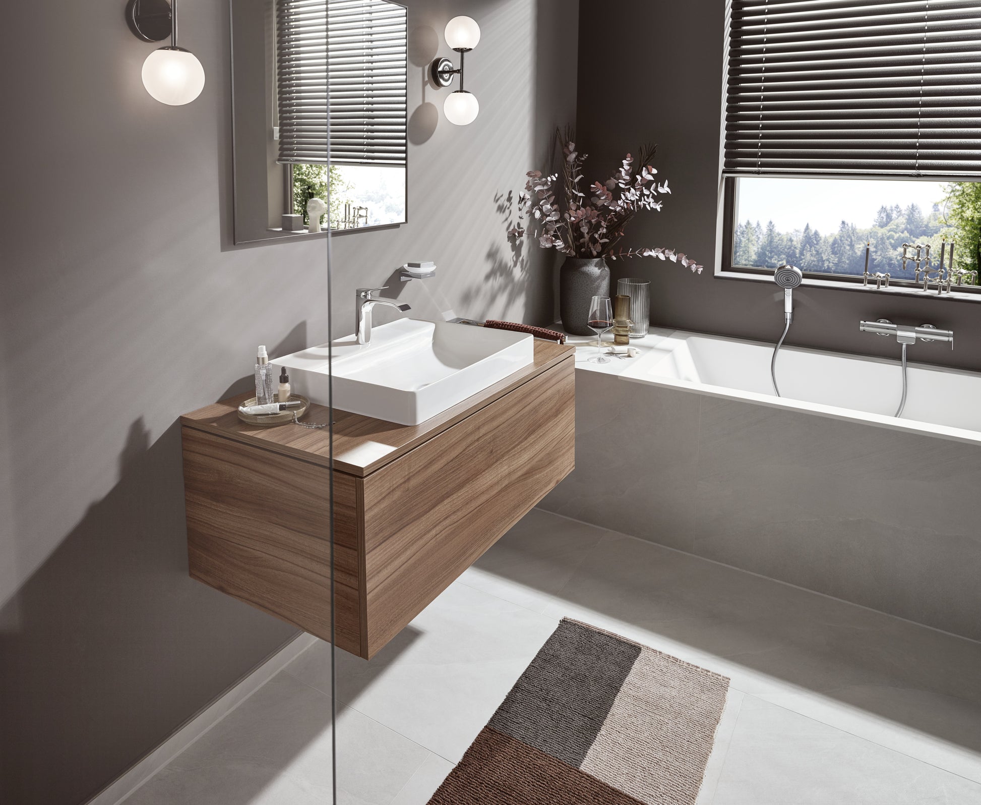 Hansgrohe Pulsify Select S Handbrause – 10,5×22,4 cm, Kunststoff, 3 Strahlarten, Chrom
