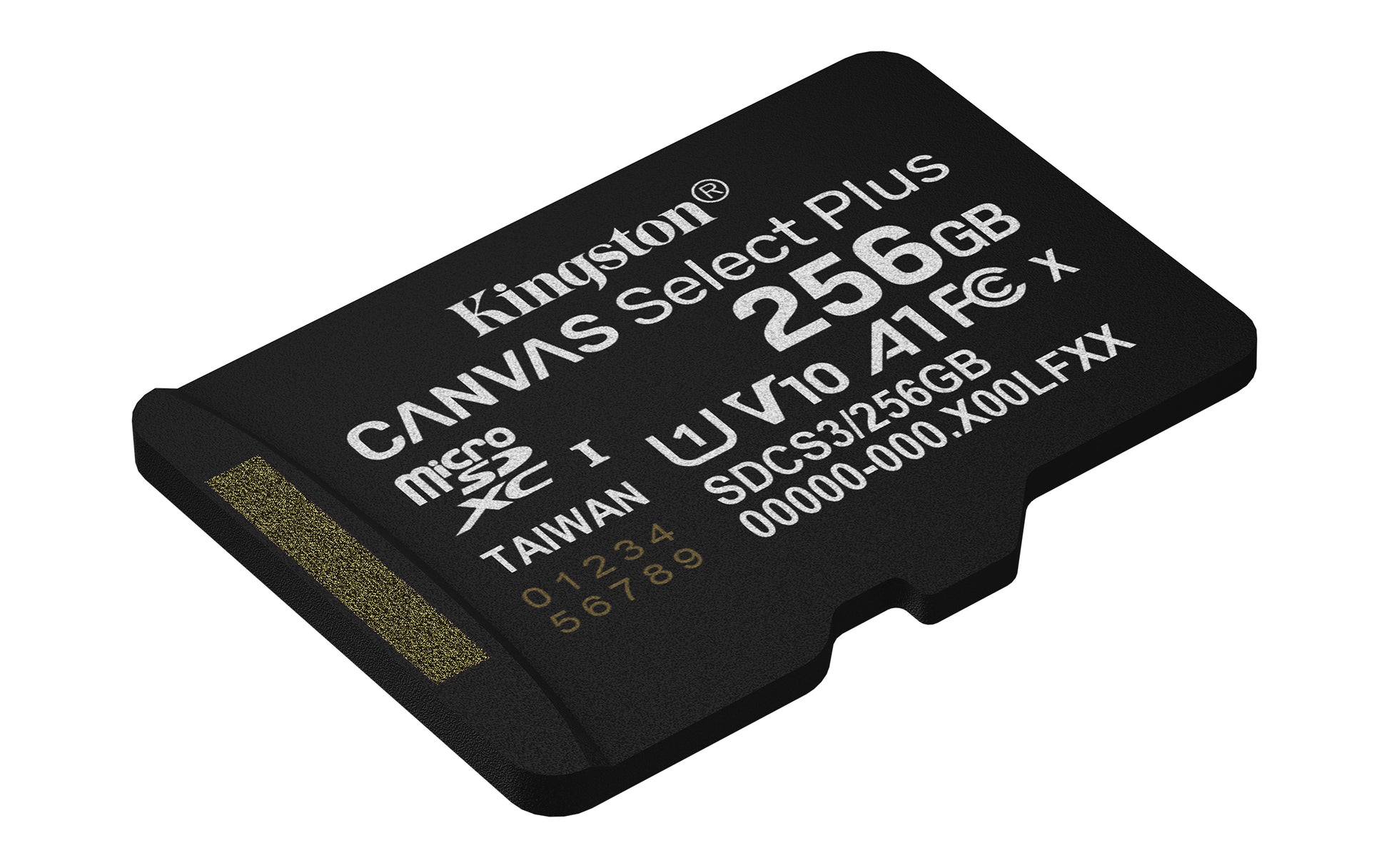 Kingston Technology Kingston Canvas Select microSDXC 256 GB – UHS-I, Klasse 10, U1, V30, A1, 150 MB/s Lesen, ohne Adapter