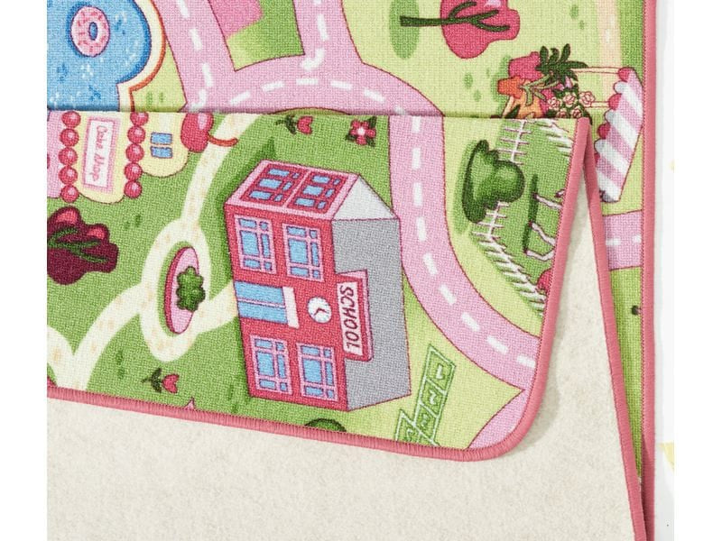 Hanse Home Kinderteppich Sweettown – 140 × 200 cm, Pink, Polypropylen