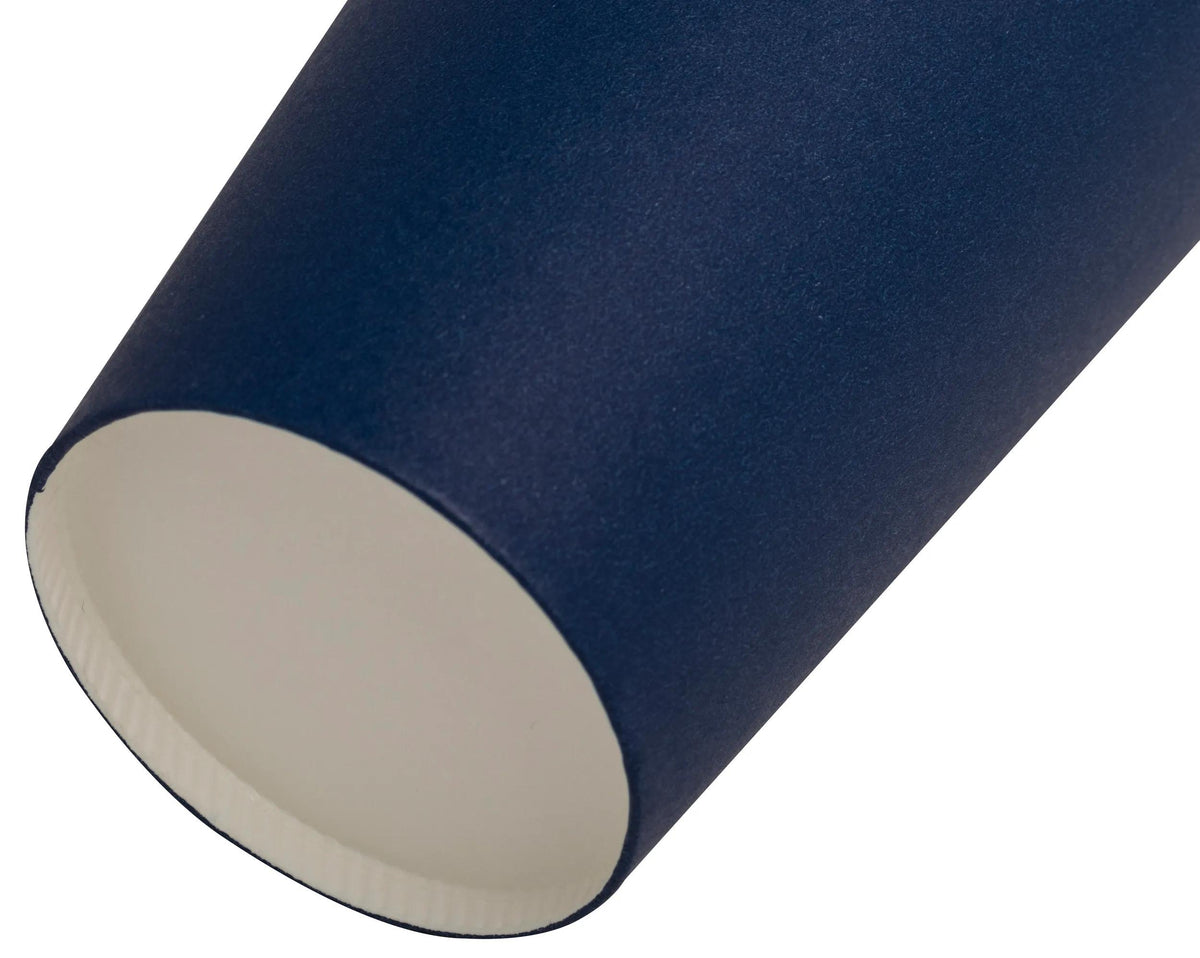 PRONAPPE Einweg-Papier-/Karton-Trinkbecher, 2 dl, Ø 7 cm, Blau – FSC – 15 Stk.