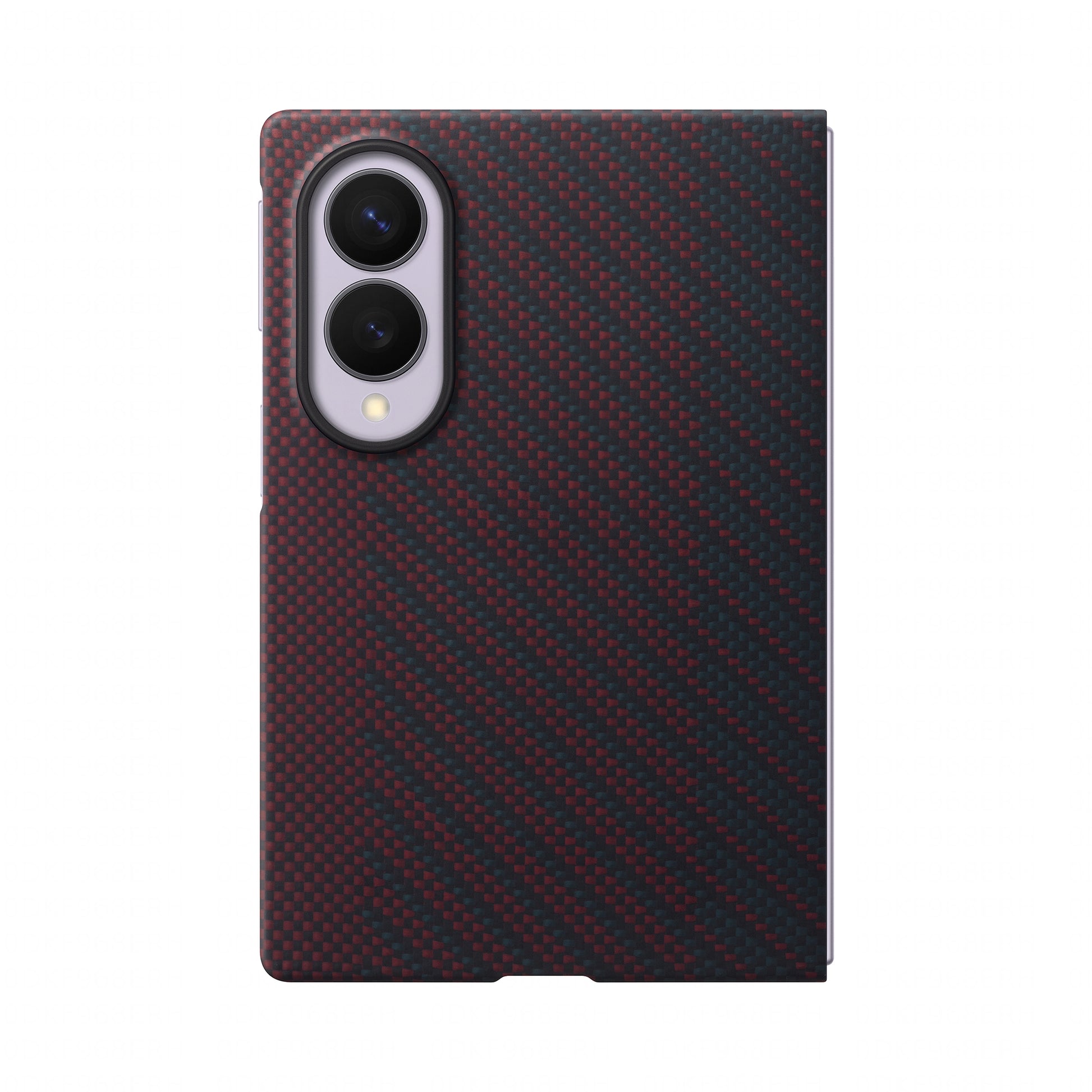 Samsung Backcover – für Samsung Galaxy Z Fold8, Karbonfaser, Rot