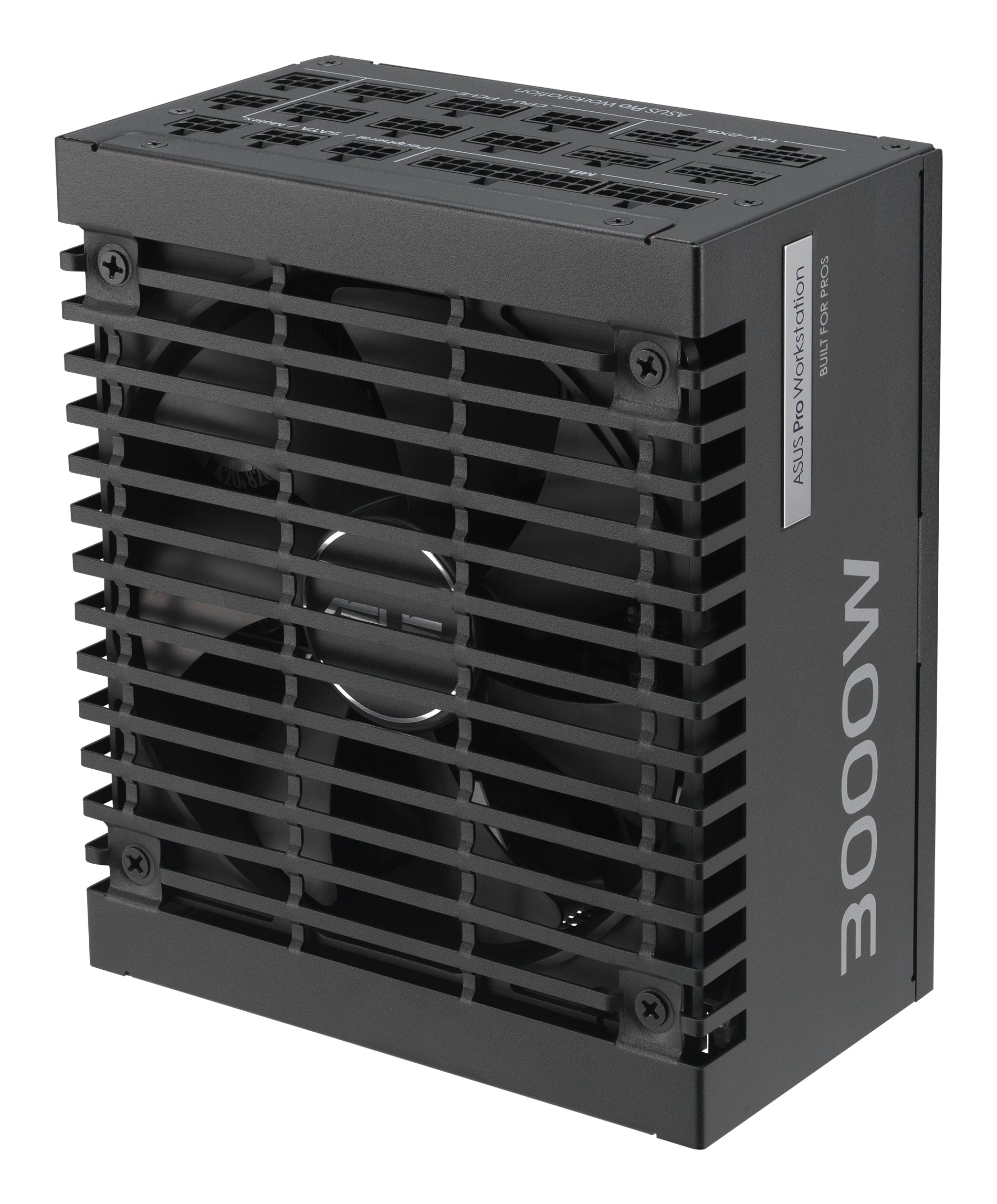 ASUS Pro WS 3000P ATX-Netzteil 3000 W 80 PLUS Platinum – vollmodular, ATX 3.1, 12VHPWR – schwarz