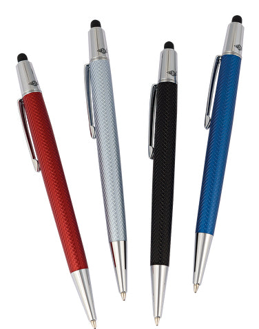 Wedo Kugelschreiber – sortiert (schwarz, rot, silberblau, stahlblau) – 16 Stk.
