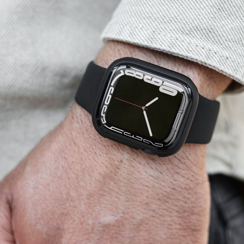 Vonmählen Displayschutz für Apple Watch Series 9 41 mm – Glas, Schwarz