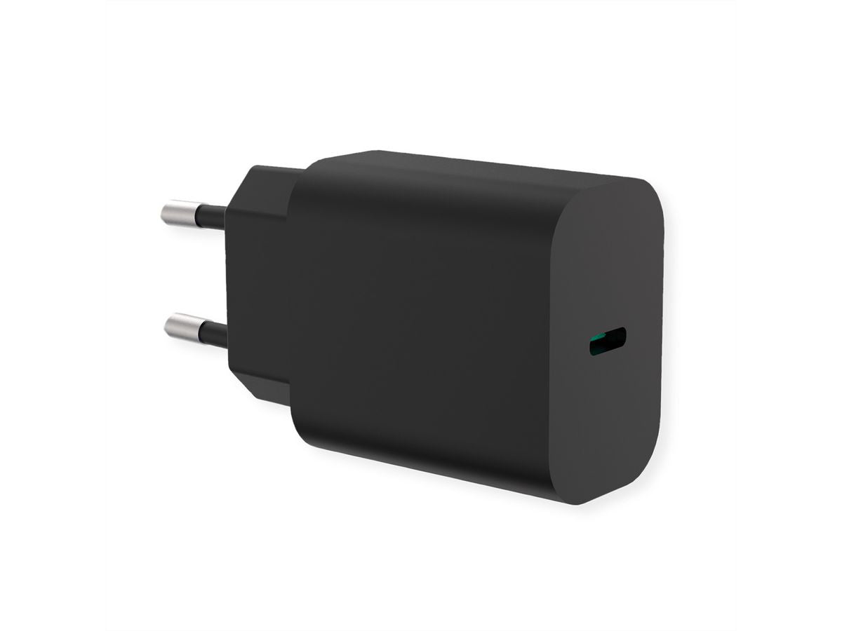 VALUE USB-Ladegerät 25 W – USB-C×1 – PD – EU-Stecker (Typ C)