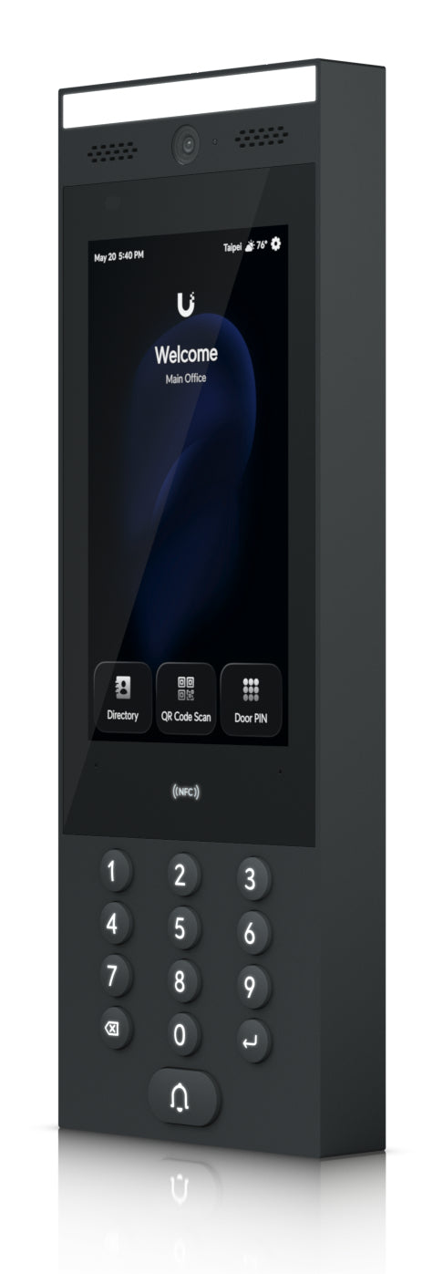 Ubiquiti UA-G3-SK-GATE Zutrittscontroller – PoE/PoE++, Polycarbonat, Schwarz/Grau/Weiss, für G3 Intercom