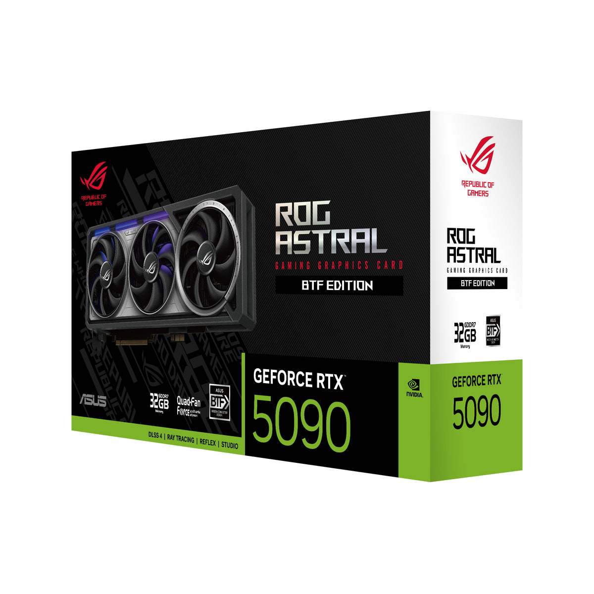 ASUS ROG Astral RTX5090 32G – PCIe Grafikkarte – 3×DisplayPort, 2×HDMI, PCIe 5.0, 1×16‑Pin