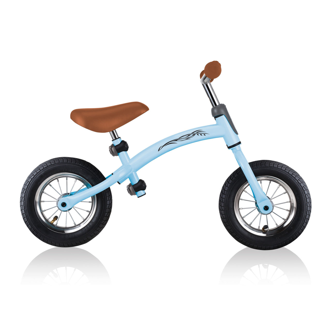Globber GO BIKE AIR Aufsitzlaufrad – Luftreifen Ø 25,4 cm, verstellbar – ab 3 Jahren – Hellblau