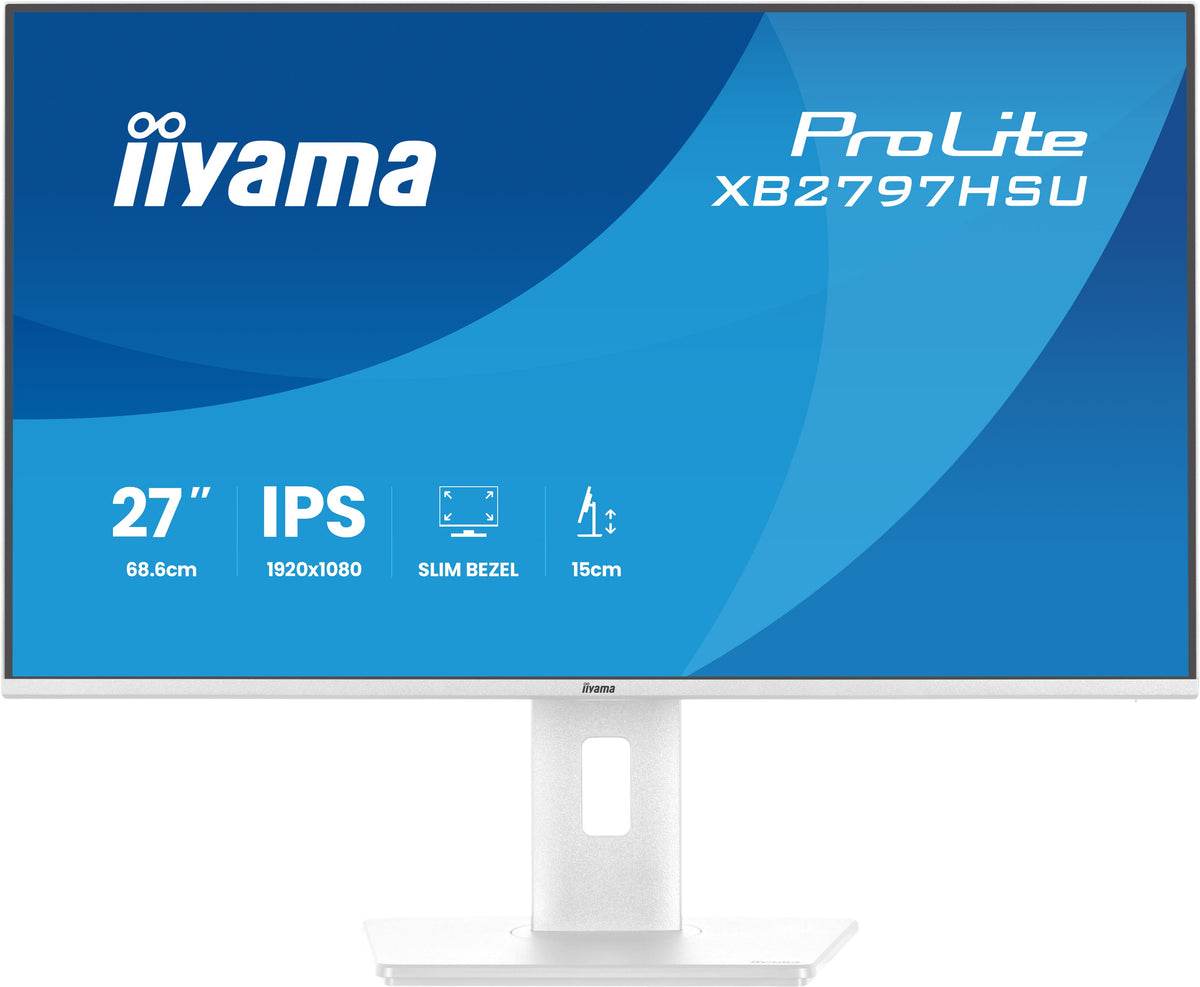 iiyama XB2797HSU-W1 – 27", 1920 × 1080 (Full HD), IPS, 120 Hz, USB-C 5 W