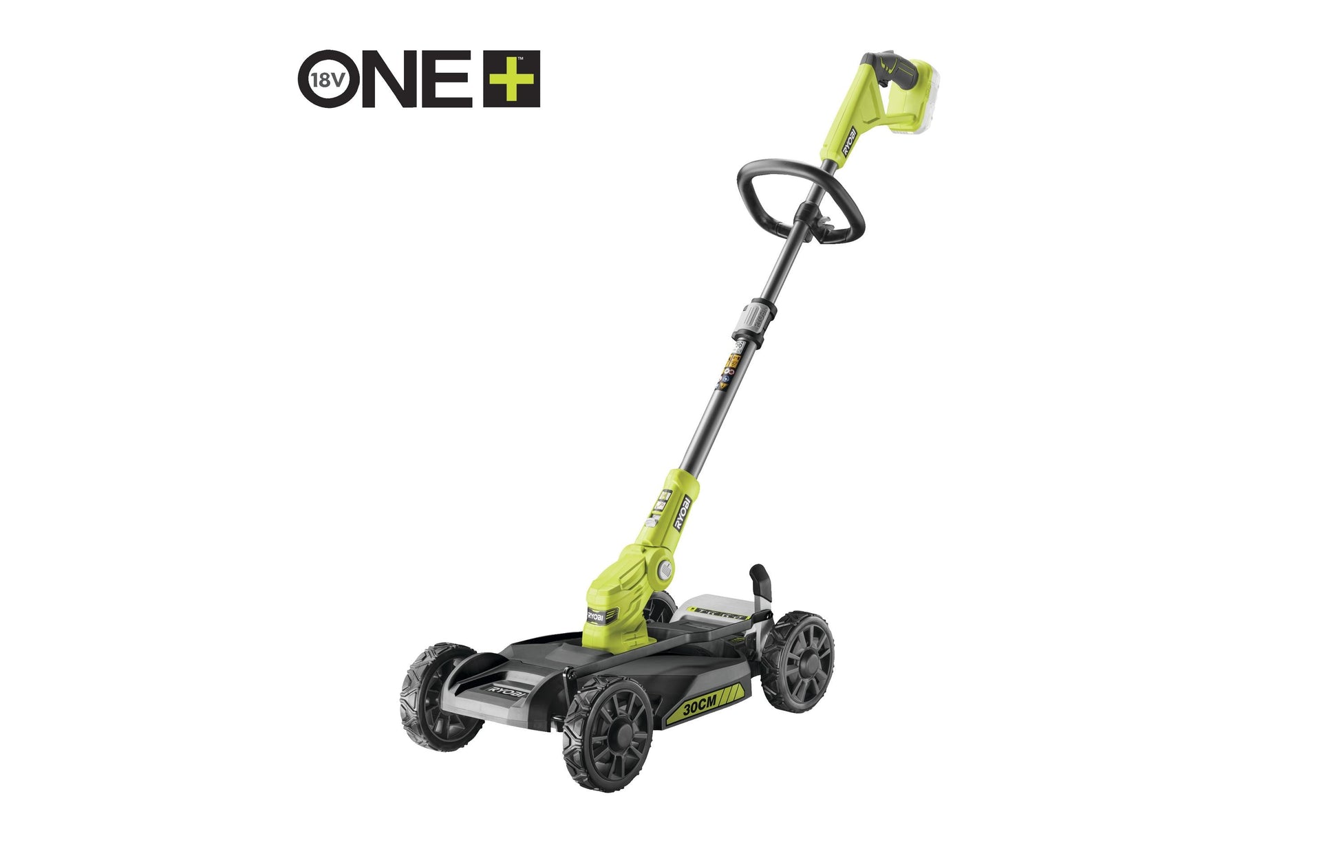 Ryobi RY18LMC30A-0 Akku-Rasenmäher – 18 V – Schnittbreite 30 cm, Schnitthöhe 43–88 mm – Solo – ONE+