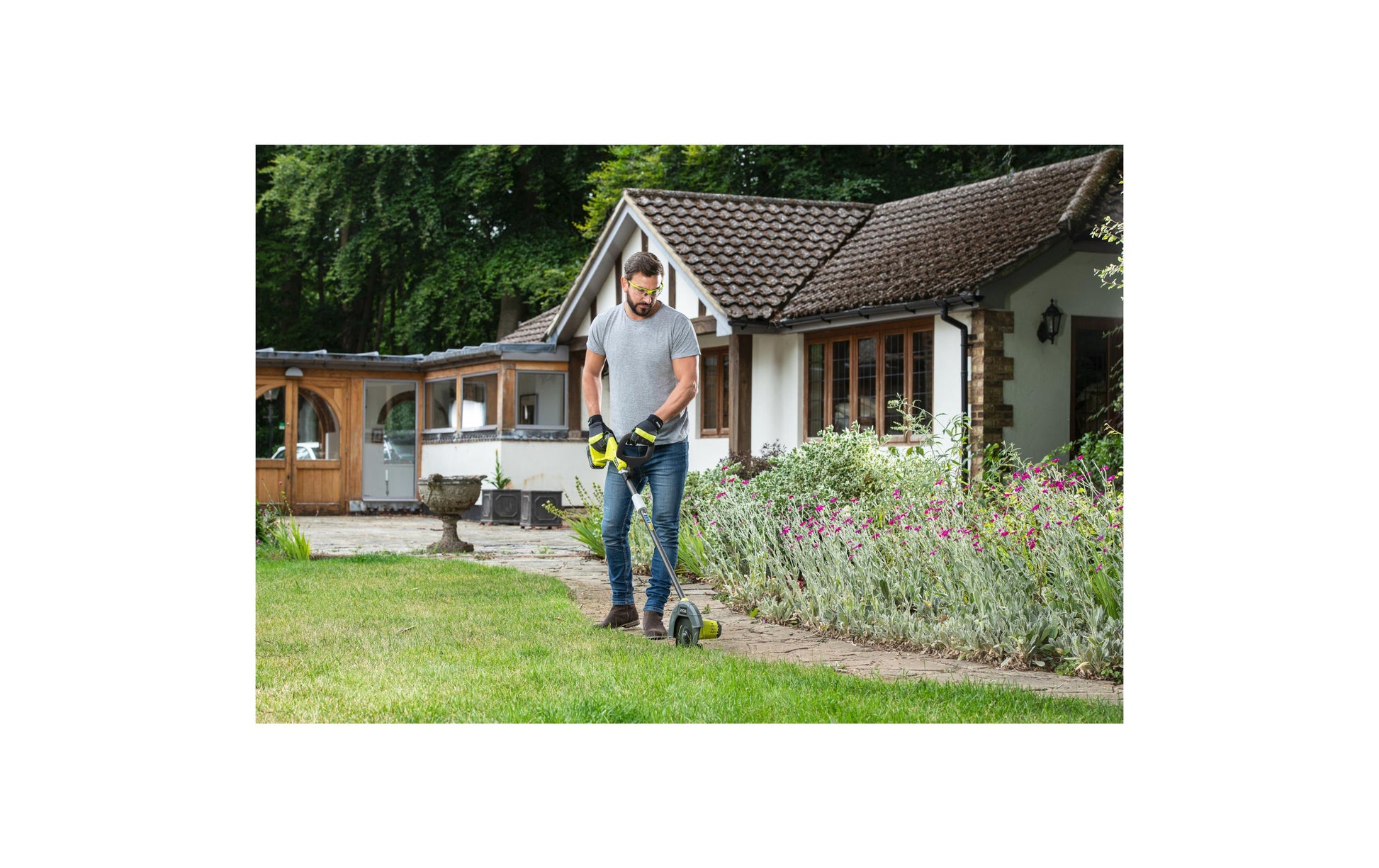 Ryobi RY18EGA-0 Akku-Kantenschneider – 18 V – Schnittbreite 220 mm – Solo – ONE+
