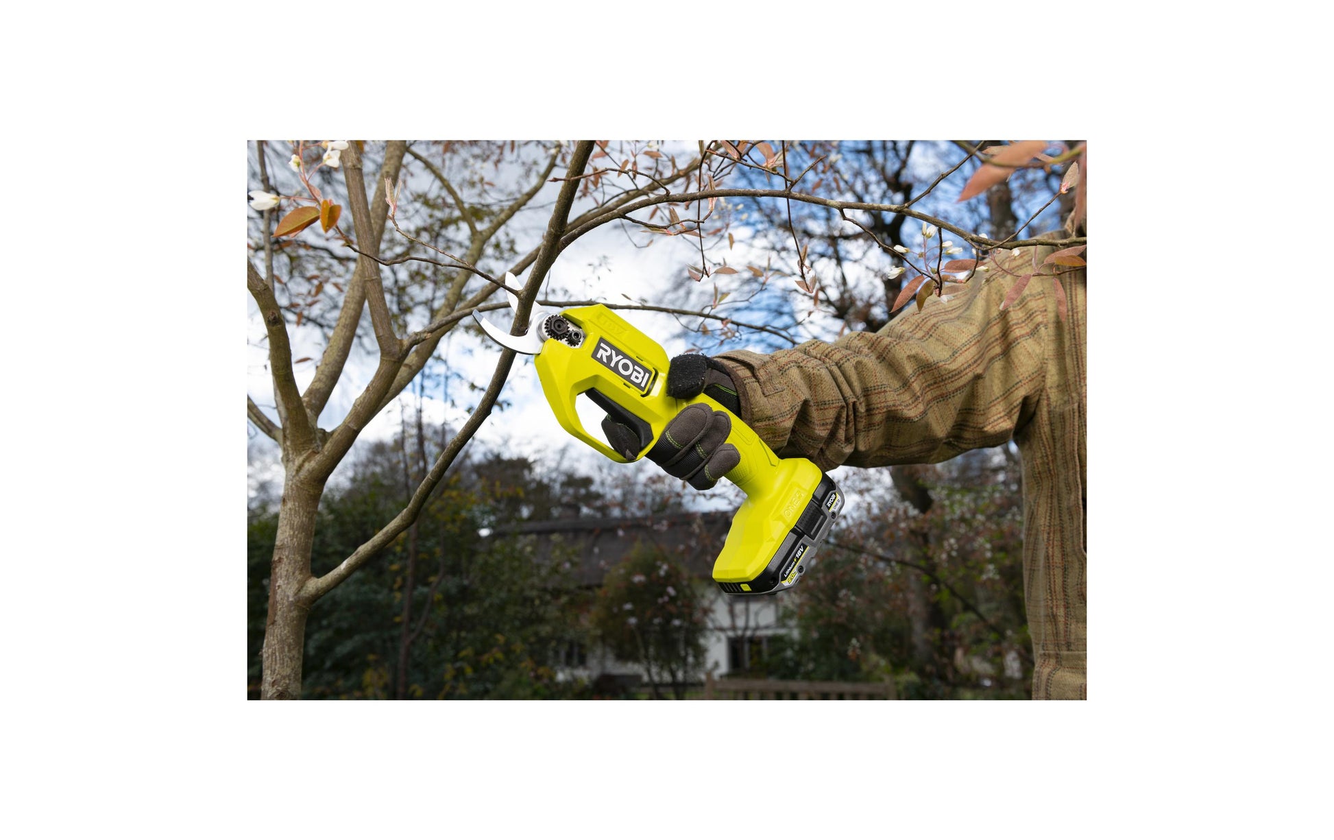 Ryobi RY18SCA-0 Akku-Gartenschere – 18 V – Schnittbreite 25 mm – Solo – ONE+