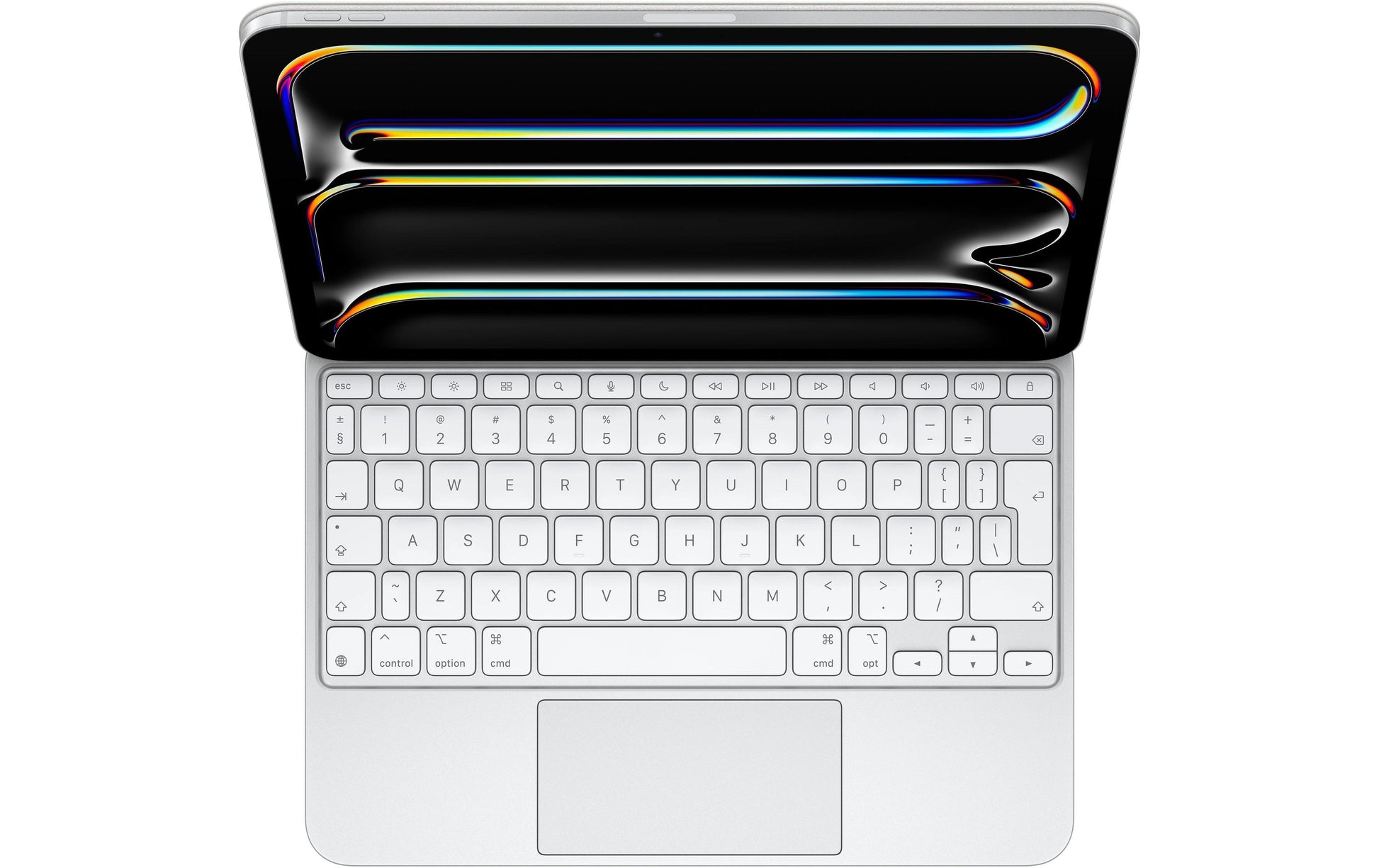 Apple Magic Keyboard Tastatur-Case für iPad Pro 11" (M4/M5) – QWERTZ (CH), mit Trackpad, Beleuchtung – Weiss