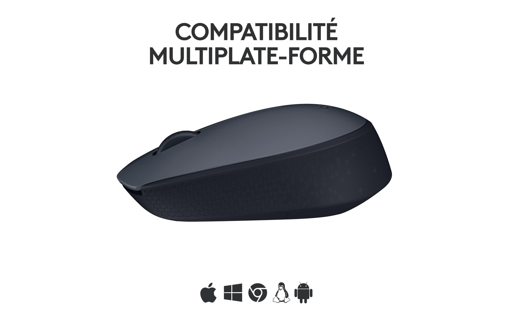Logitech M170 – Maus – Kabellos (2,4 GHz), 1000 DPI, beidhändig, Grau