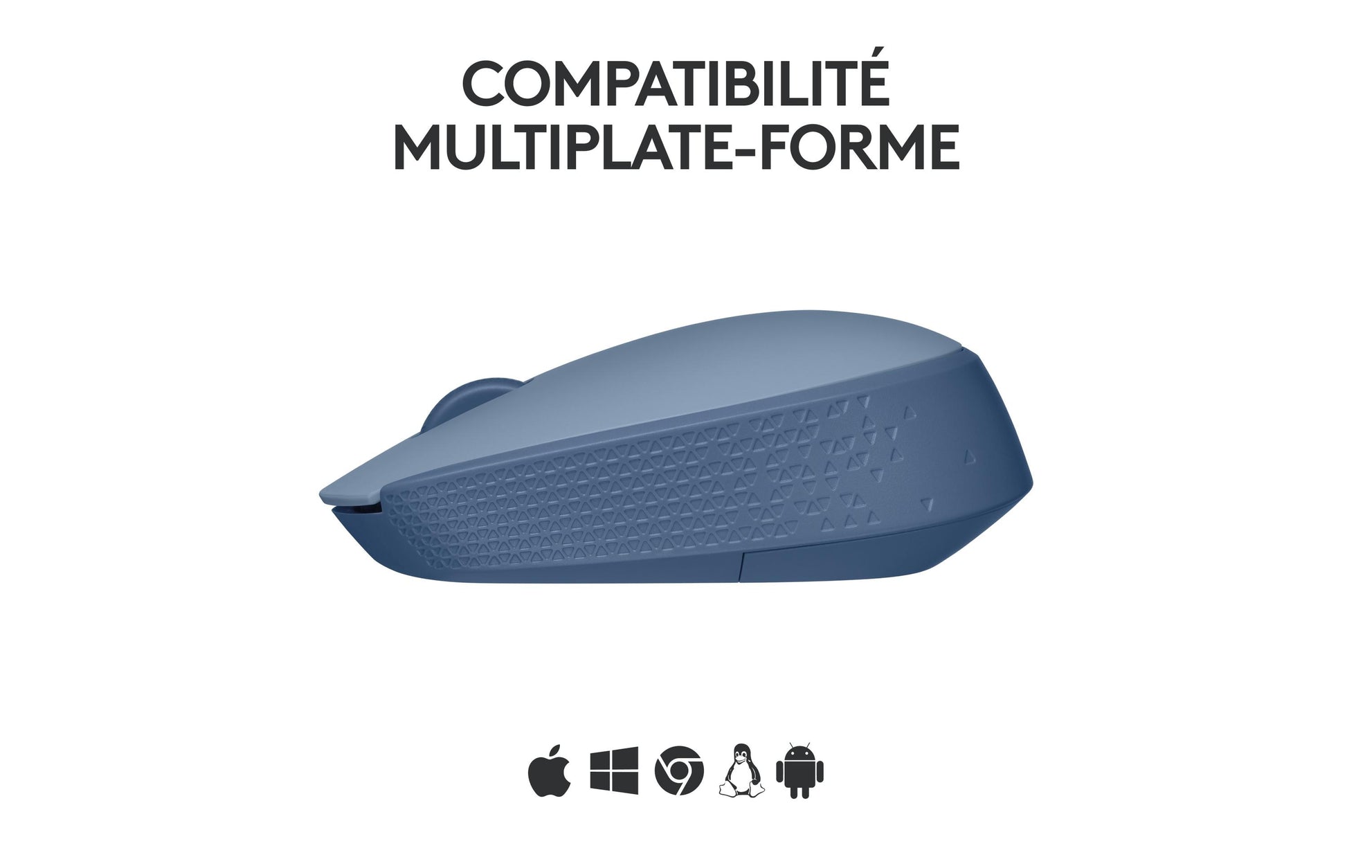 Logitech M171 – Maus – Kabellos (2,4 GHz), Beidhändig, Blau