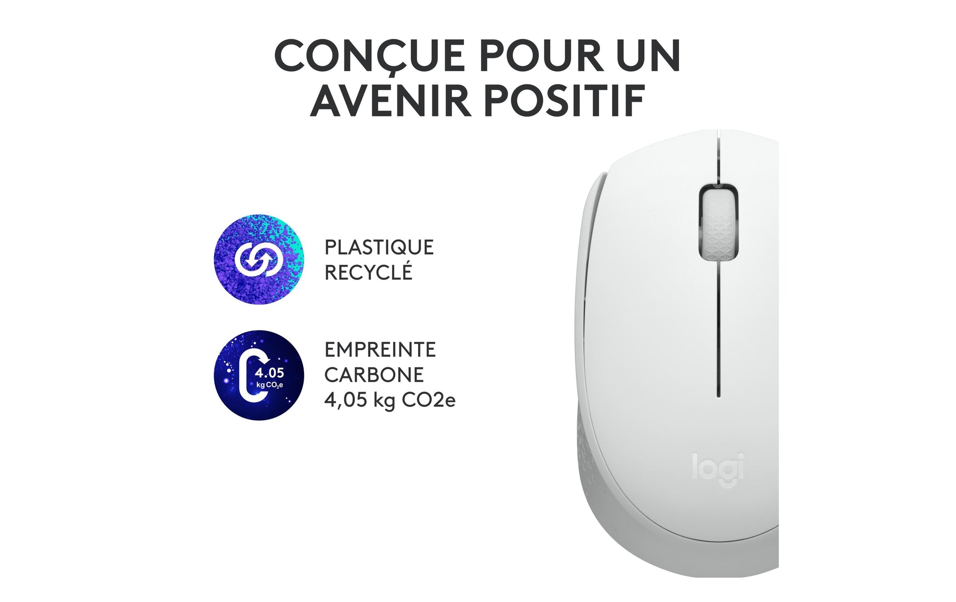 Logitech M171 – Maus – Kabellos (2,4 GHz), beidhändig, Weiss