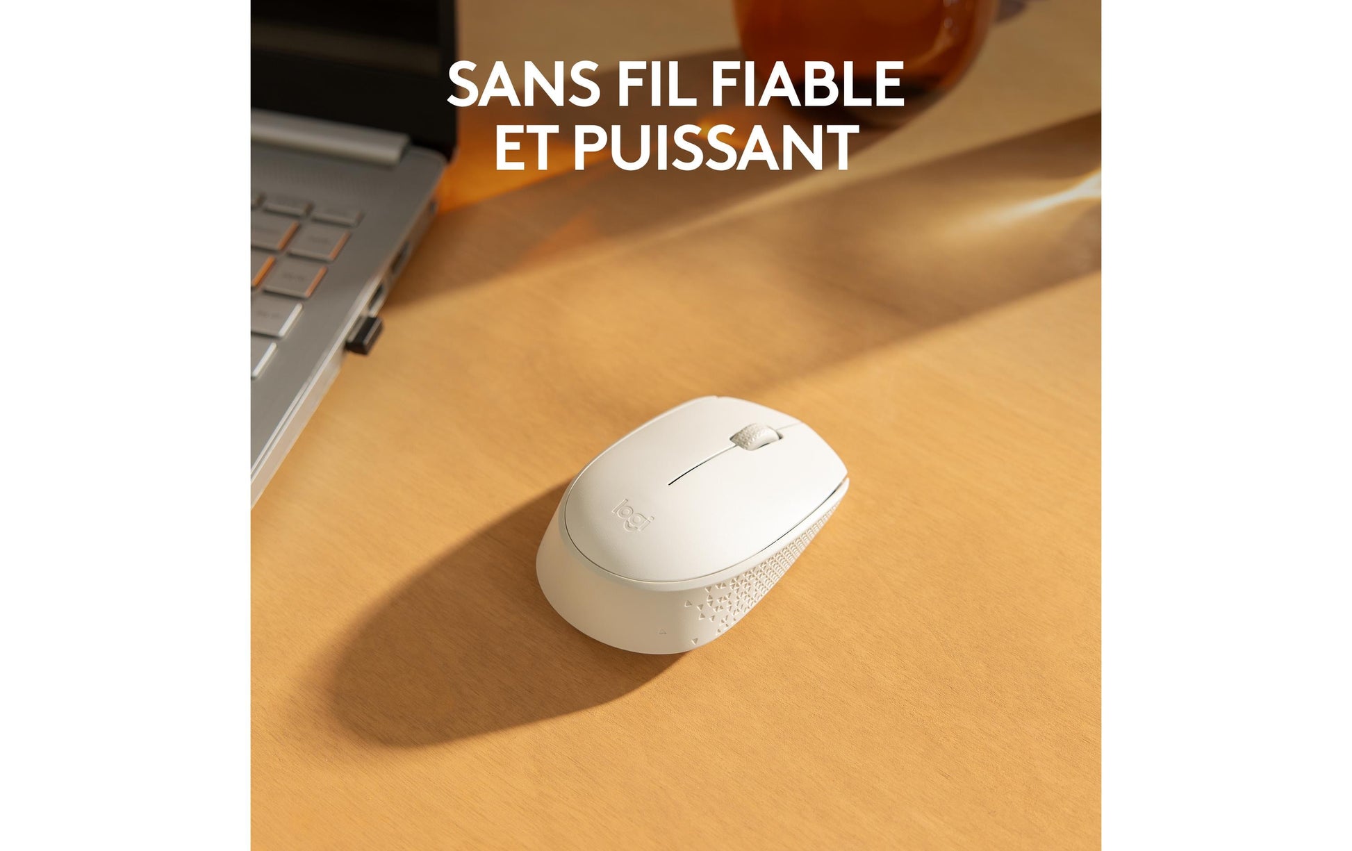 Logitech M171 – Maus – Kabellos (2,4 GHz), beidhändig, Weiss
