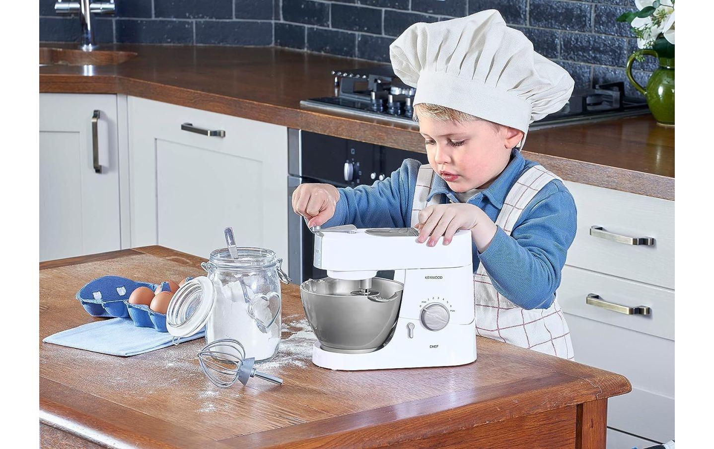 Casdon Spielzeug-Mixer – 2 Batterien (AA) – 15,5 × 19,5 × 26,0 cm – ab 3 J. – Kunststoff, grau/weiss