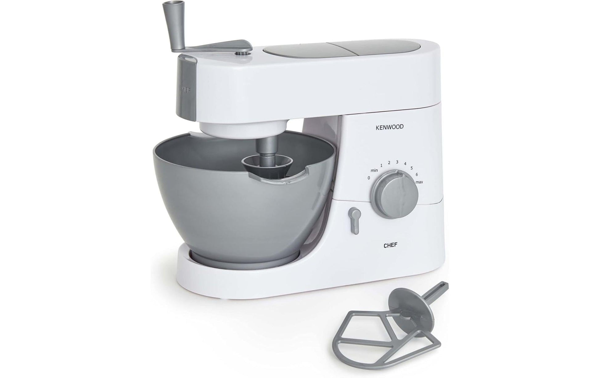 Casdon Spielzeug-Mixer – 2 Batterien (AA) – 15,5 × 19,5 × 26,0 cm – ab 3 J. – Kunststoff, grau/weiss