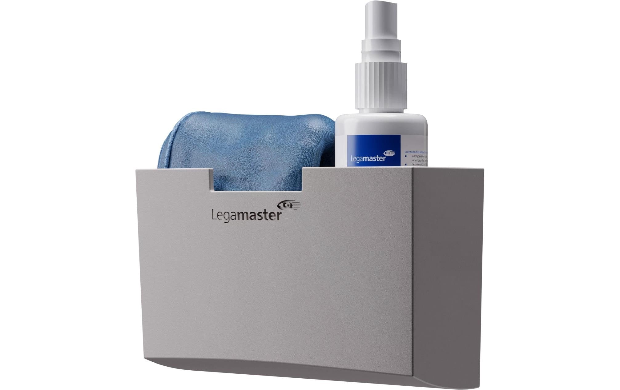 Legamaster Zubehör-Halter für Whiteboard – Kunststoff, hellgrau, 104 × 160 mm